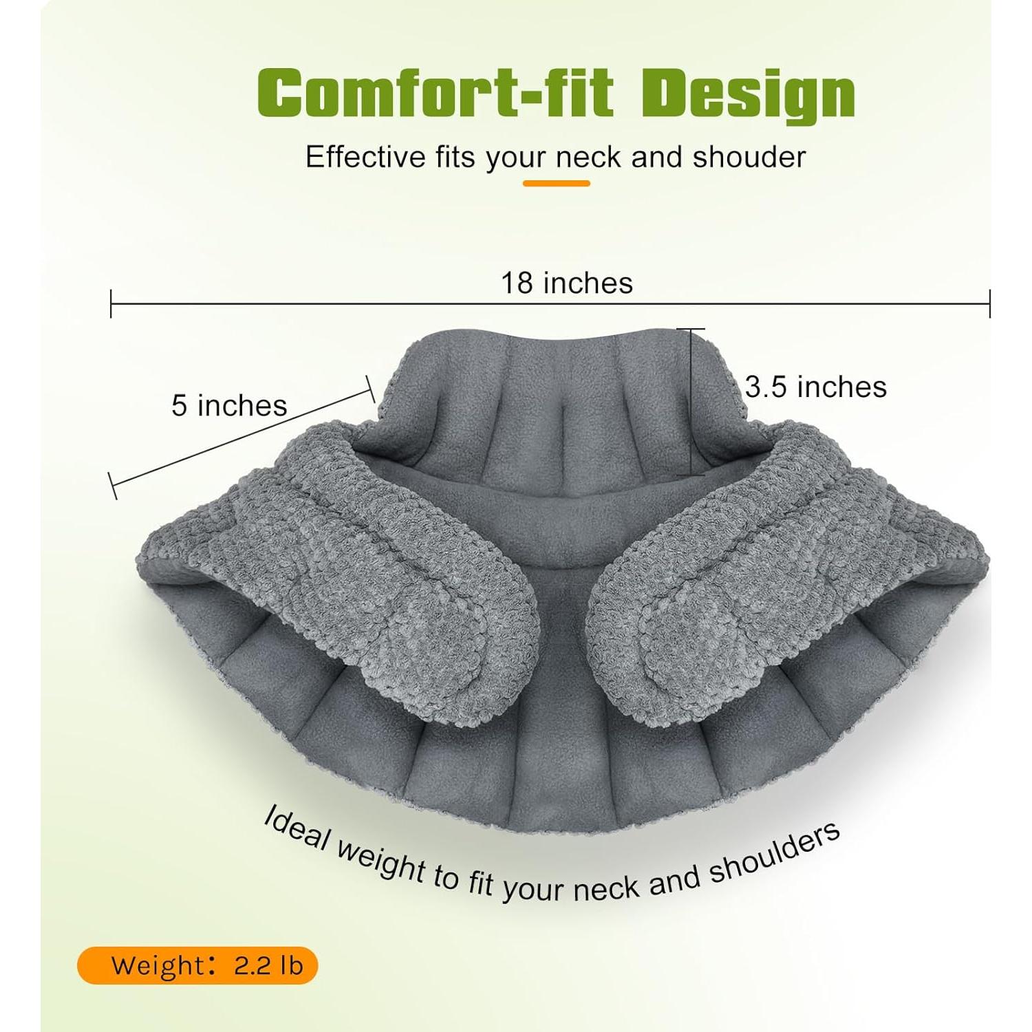 Almohadilla Térmica de Microondas Jiangsufang para Cuello y Hombros