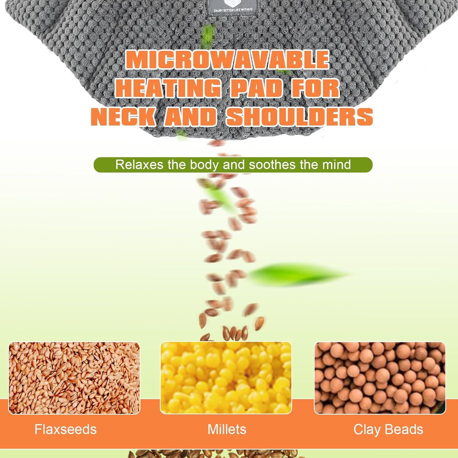 Almohadilla Térmica de Microondas Jiangsufang para Cuello y Hombros