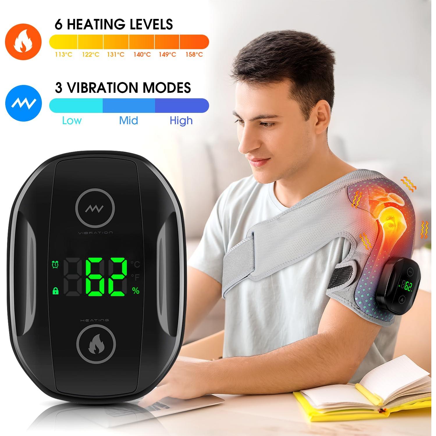 Funda Calentada Masajeador Inalámbrico YUANBO para Hombros