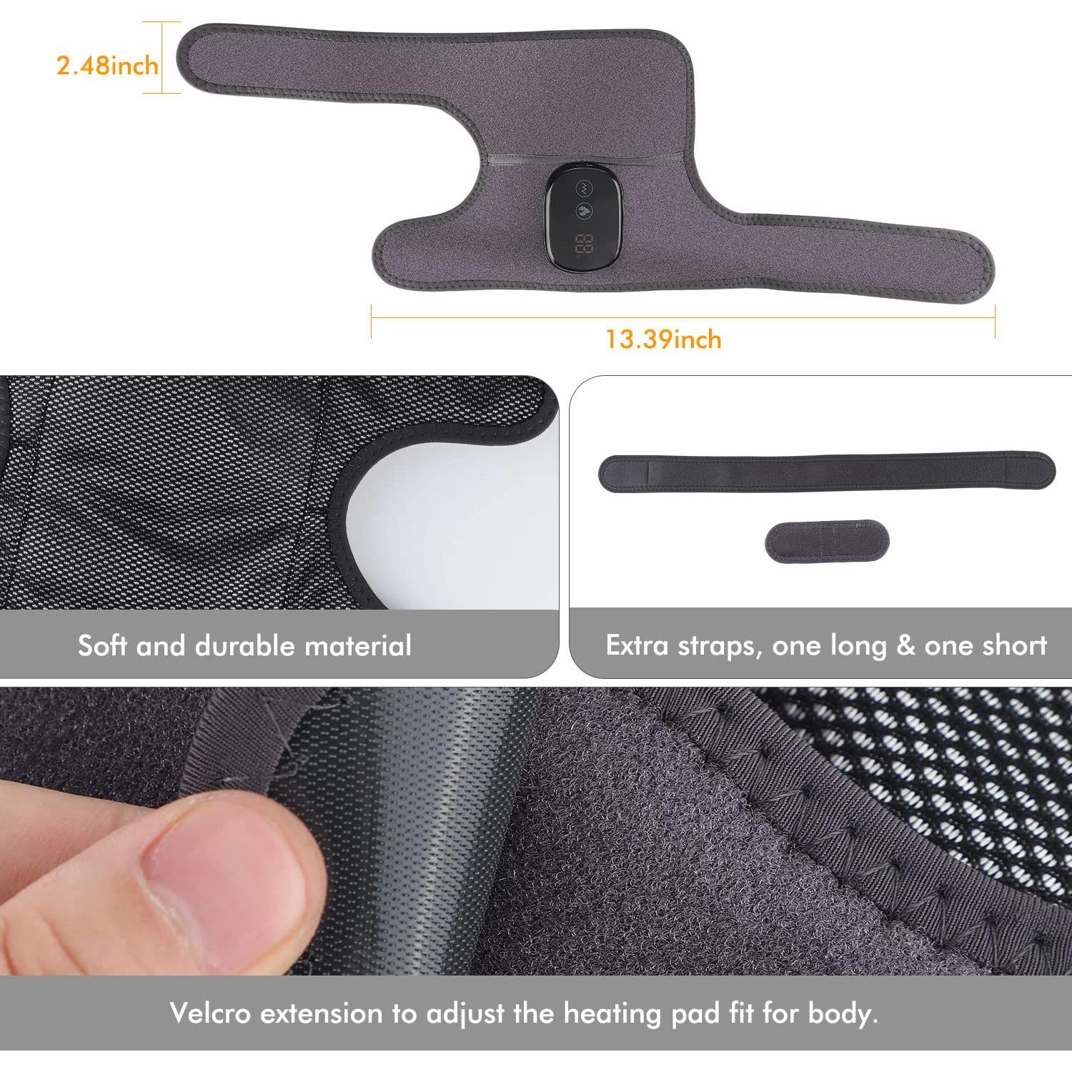 Masajeador Calentado 3 en 1 Inalámbrico Keepfit - Rodilla, Hombro, Codo