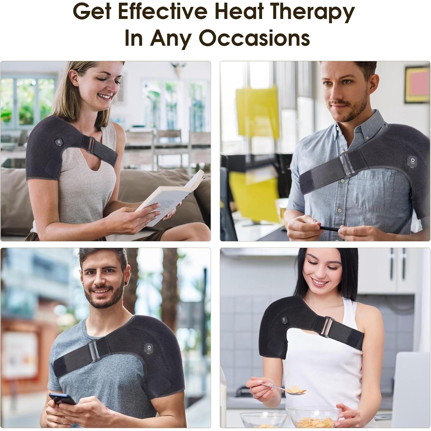 Envoltura Calentada Inalámbrica ComfyThera para Hombro 2 Calores