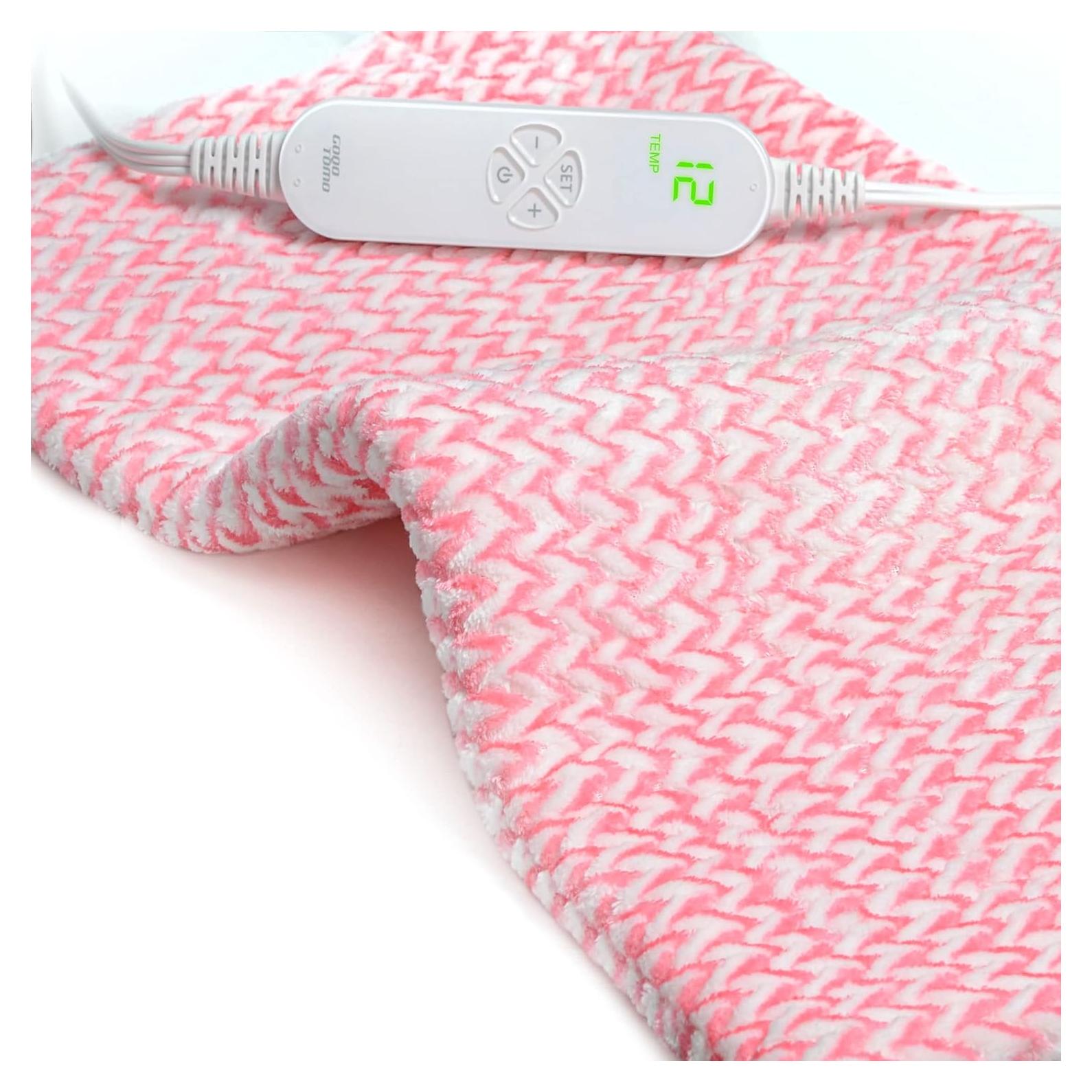 Almohadilla Térmica Eléctrica GOQOTOMO PW01 30x60cm Rosa