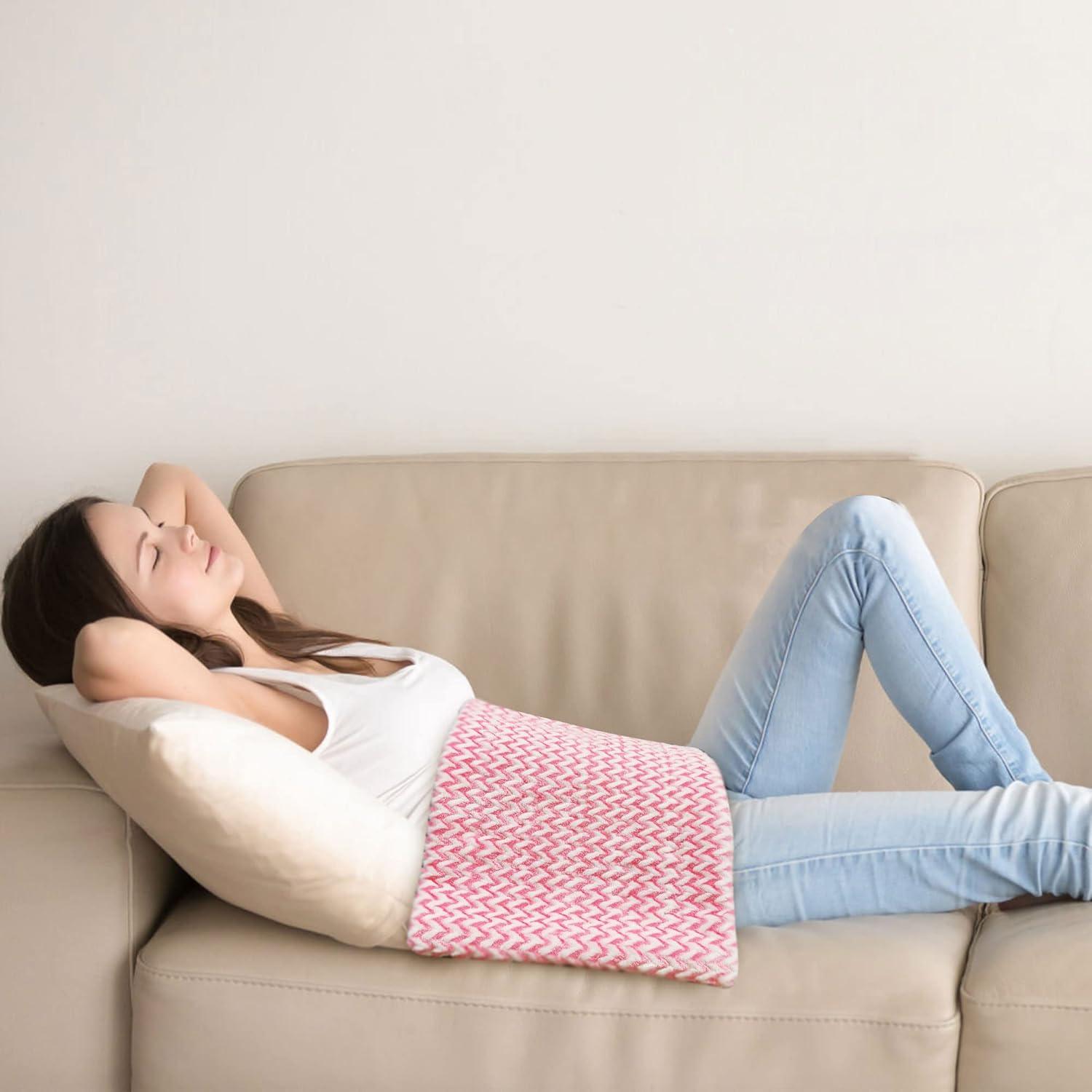 Almohadilla Térmica Eléctrica GOQOTOMO PW01 30x60cm Rosa