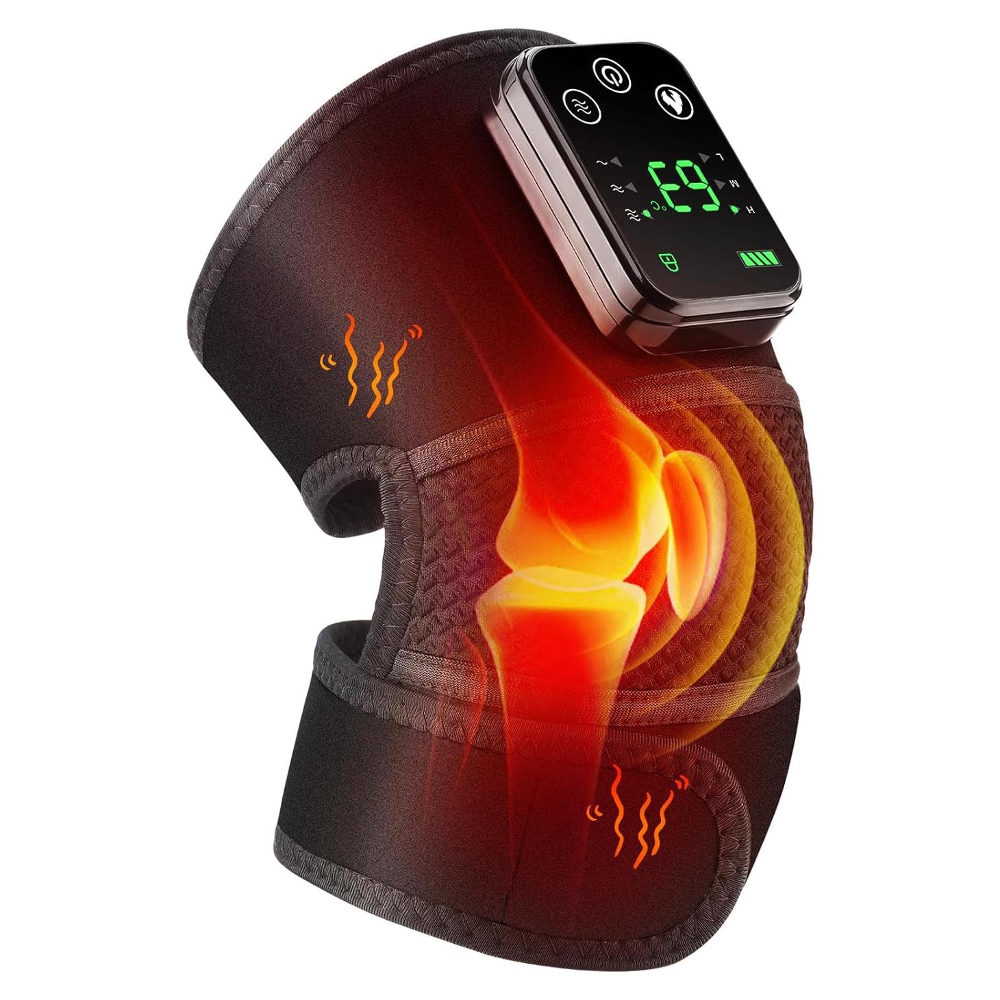 Almohadilla Calentadora Inalámbrica WOLOYHEATIE para Rodilla con Masaje