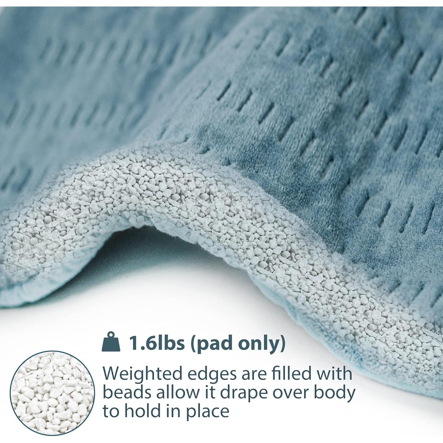 Almohadilla Térmica GOQOTOMO 30x60 cm con Peso y Calor Rápido