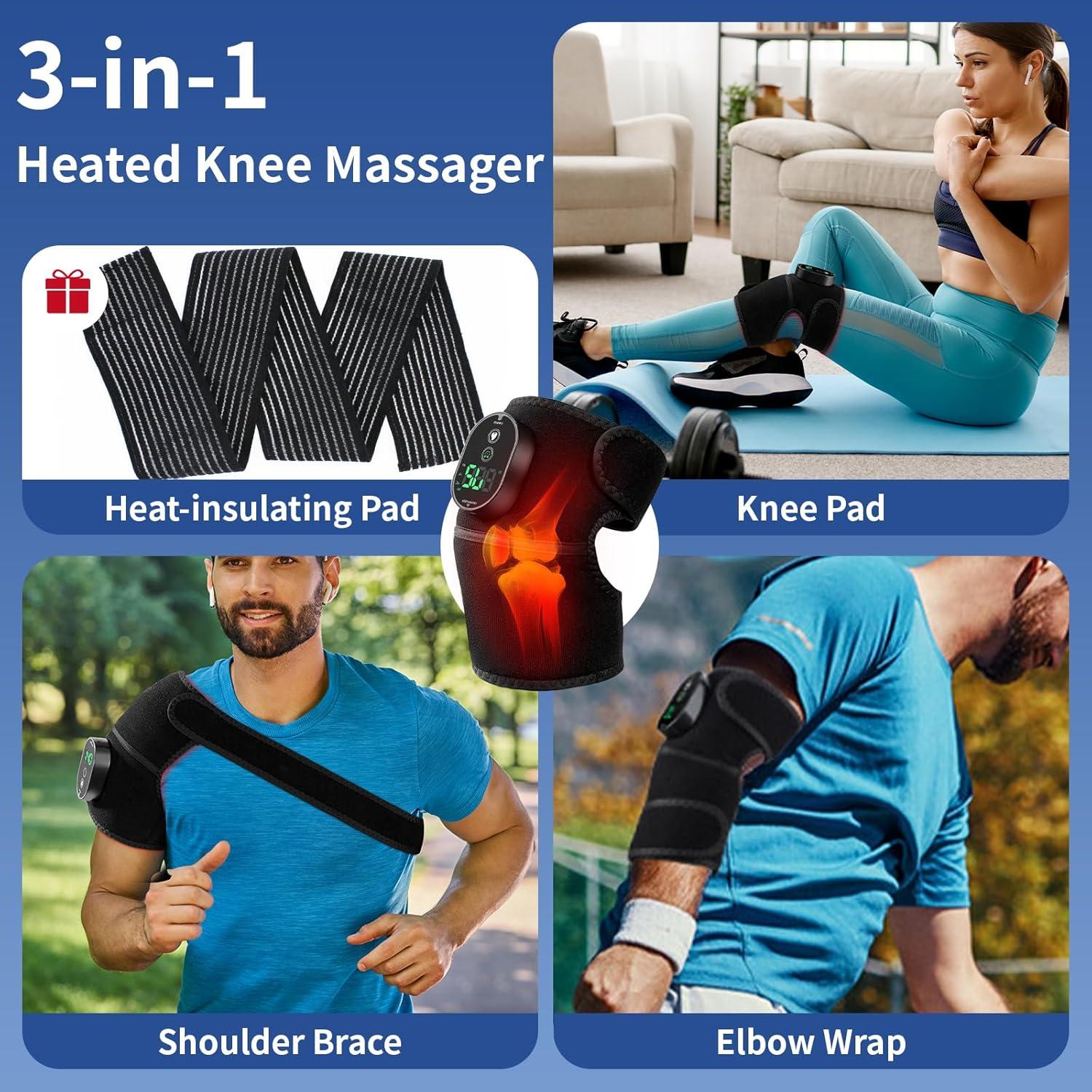 Almohadilla Calentadora Inalámbrica LANGSKIP para Rodilla 3000mAh