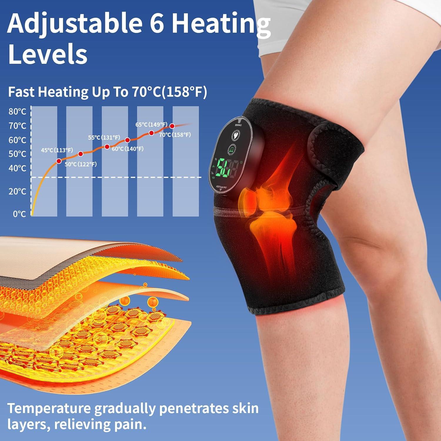 Almohadilla Calentadora Inalámbrica LANGSKIP para Rodilla 3000mAh