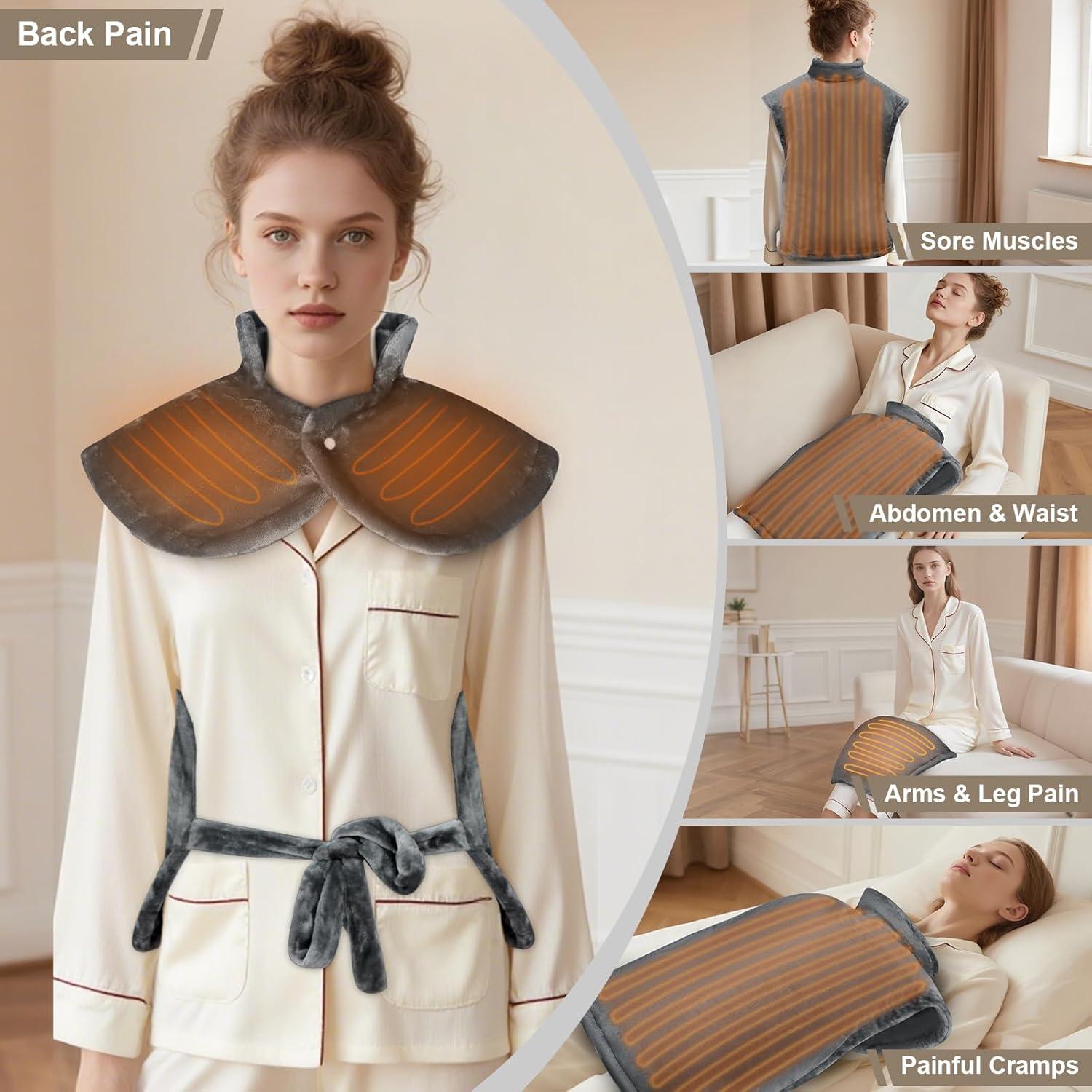 Almohadilla Térmica Eléctrica RDDSIVS 61x89cm 9 Niveles Calor