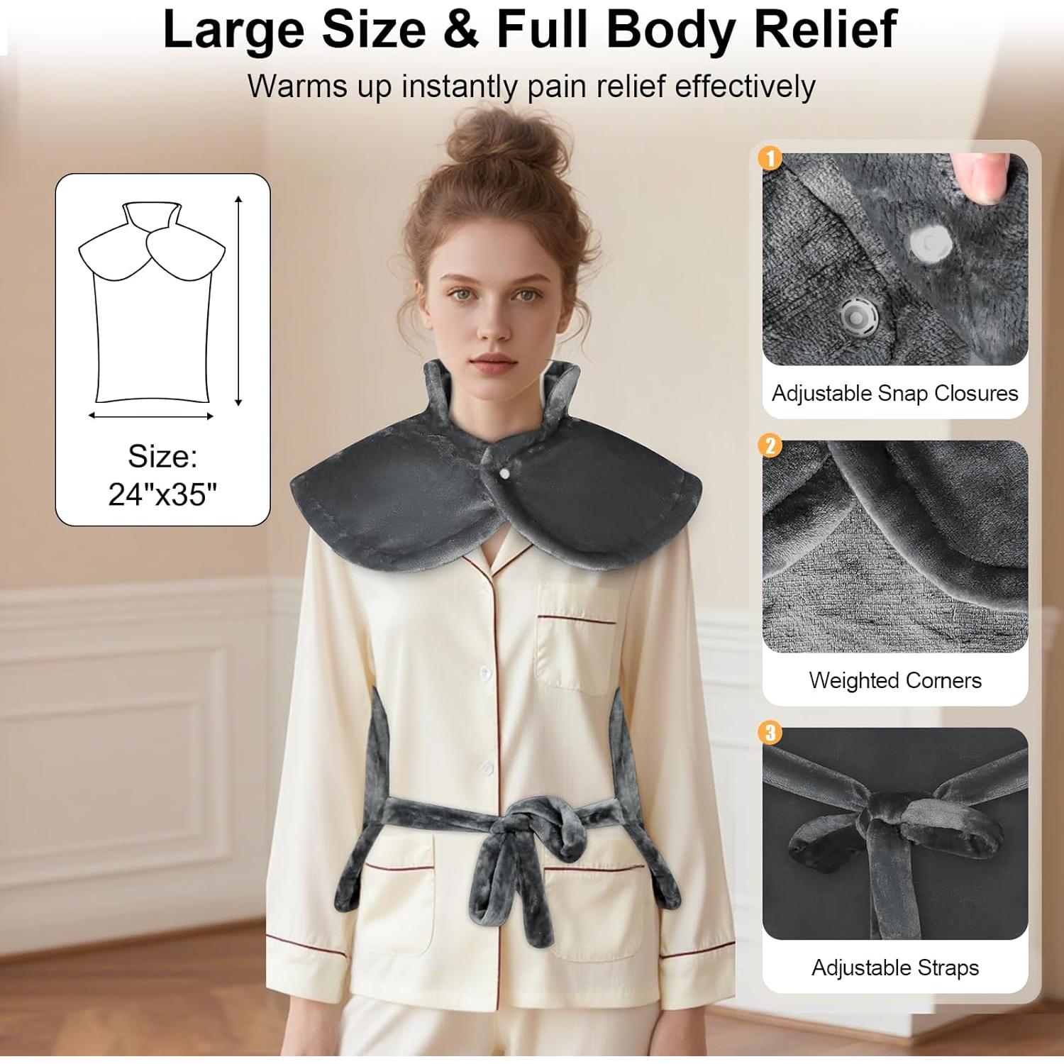 Almohadilla Térmica Eléctrica RDDSIVS 61x89cm 9 Niveles Calor