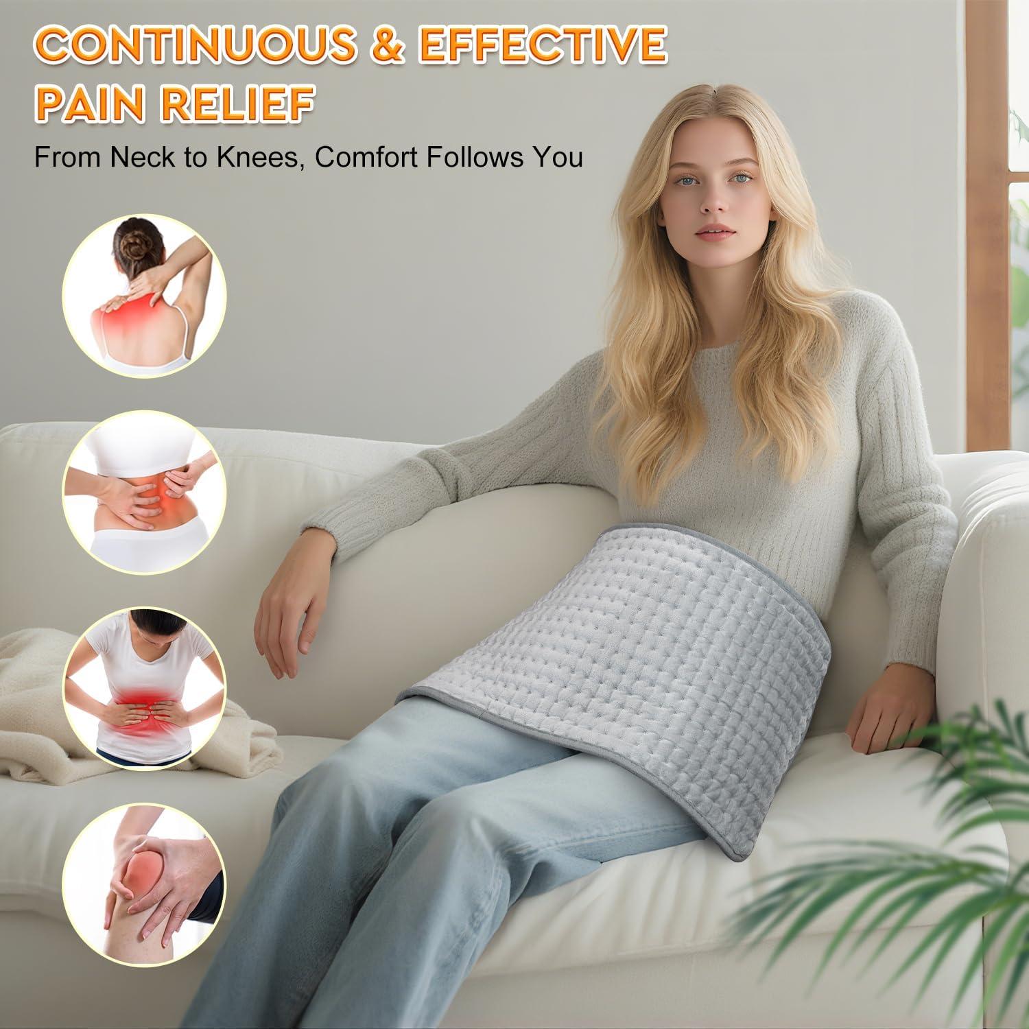 Almohadilla Calefactora LANVA 60x30cm 10 Niveles Calor ETL