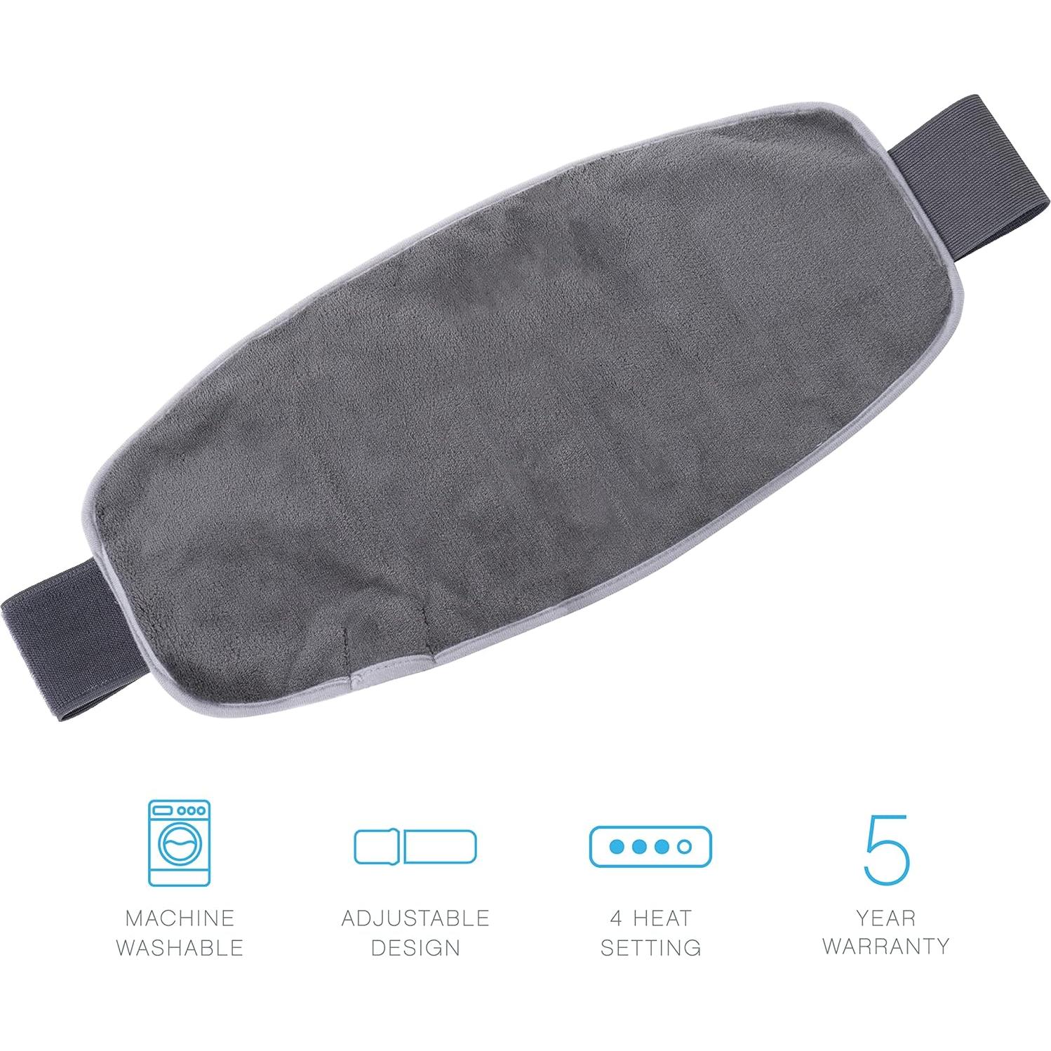 Almohadilla Calentadora Lumbar y Abdominal Pure Enrichment PELUMBAR-G - 4 Niveles de Calor, Gel Terapéutico