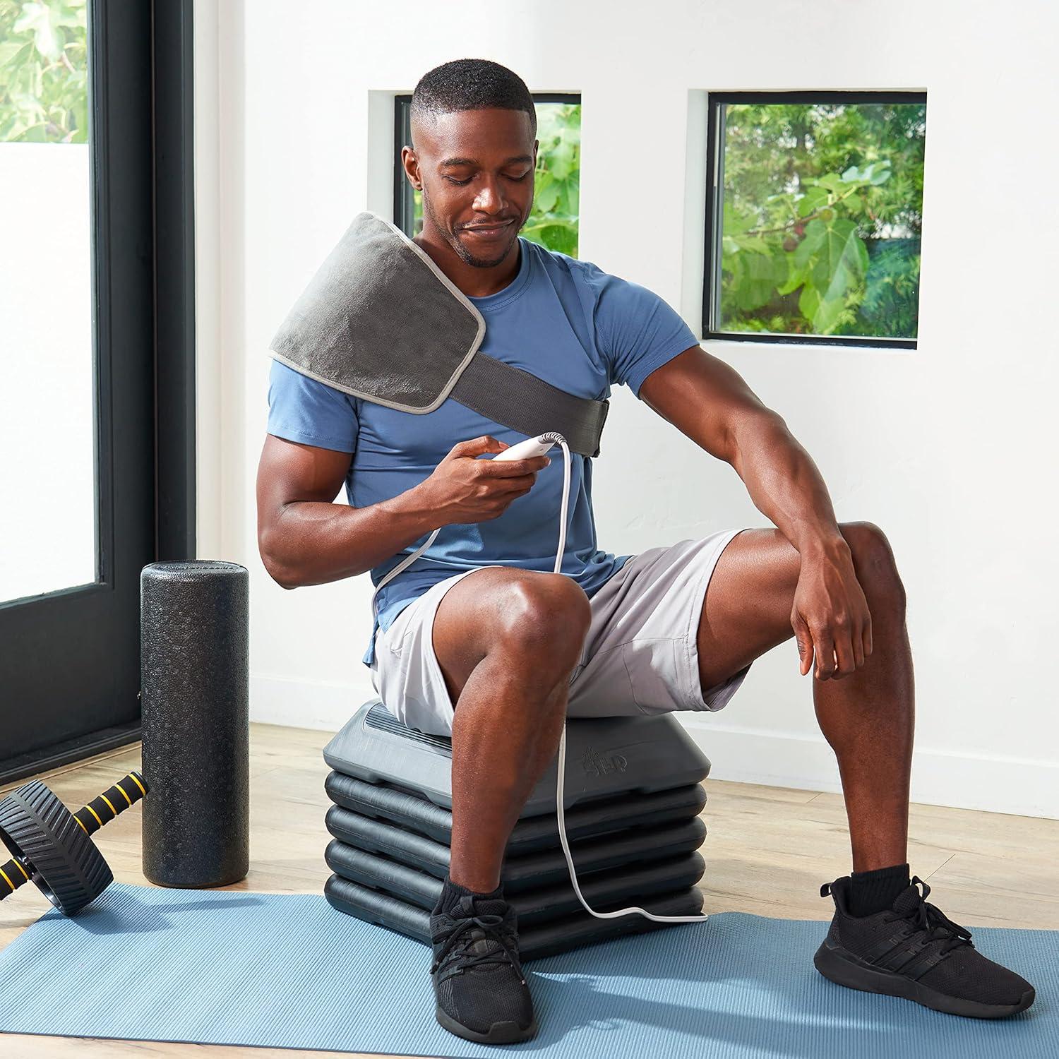 Almohadilla Calentadora Lumbar y Abdominal Pure Enrichment PELUMBAR-G - 4 Niveles de Calor, Gel Terapéutico