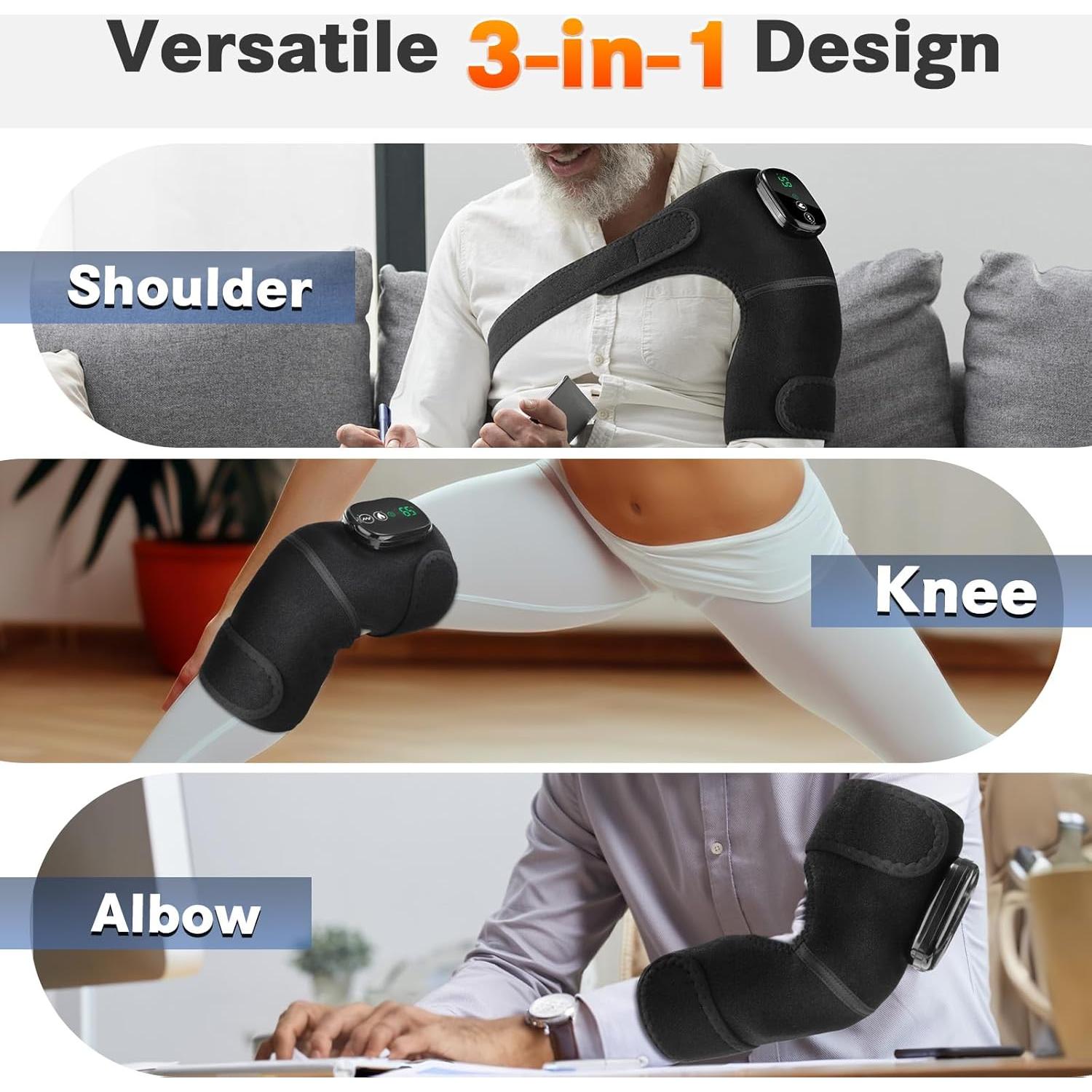 Faja Calentada Inalámbrica ROHVEMJ para Rodilla 5000mAh