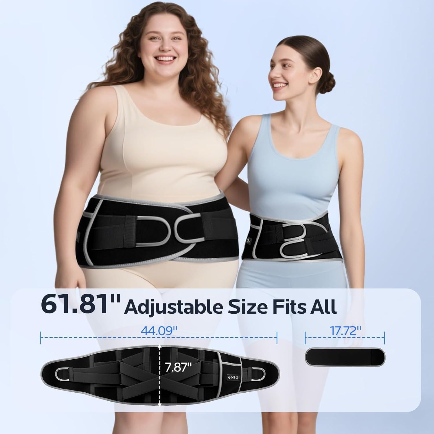 Almohadilla Térmica Inalámbrica IENIN 7000mAh 6 Calor 6 Vibración