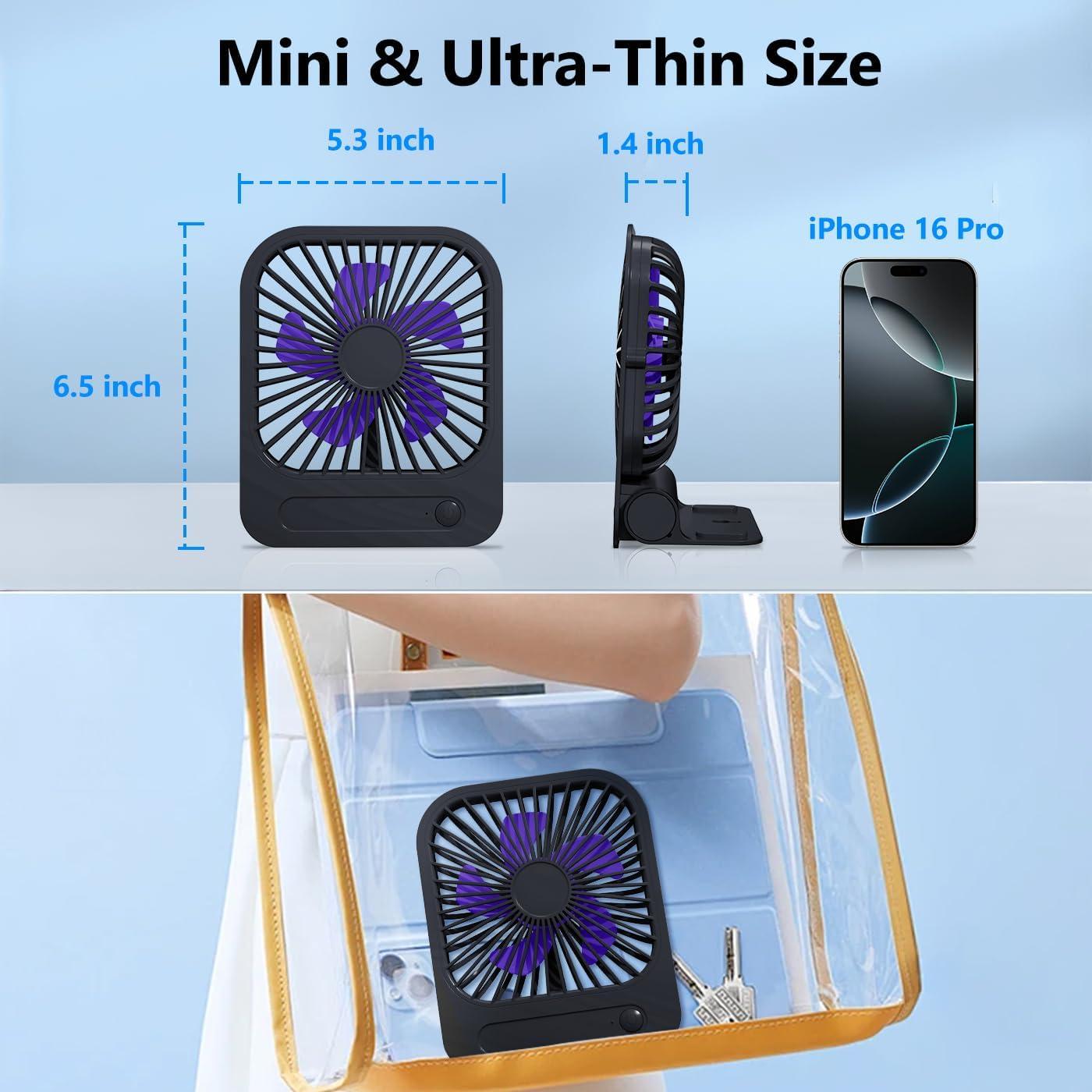 Ventilador de Pared WISFISSH QW Magnético Recargable 1200mAh