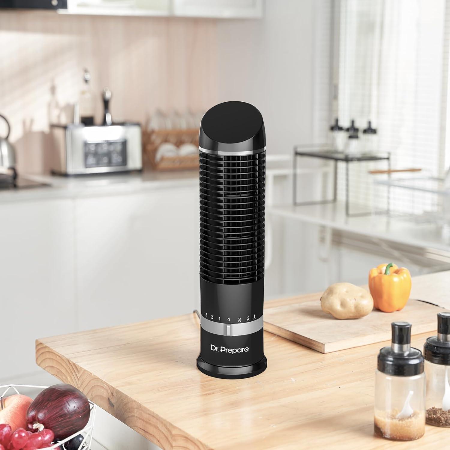 Ventilador de Torre DR.PREPARE 16" Oscilante 3 Velocidades