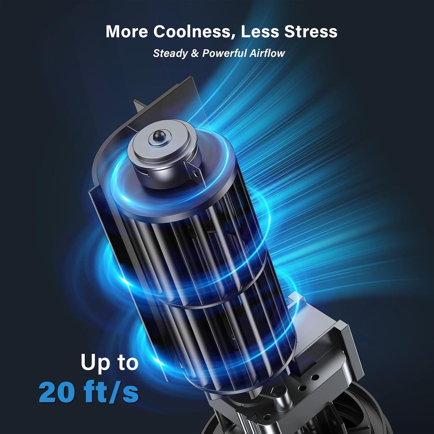 Ventilador de Torre Sin Aspas GRIDR FTS006R 33 cm Oscilante