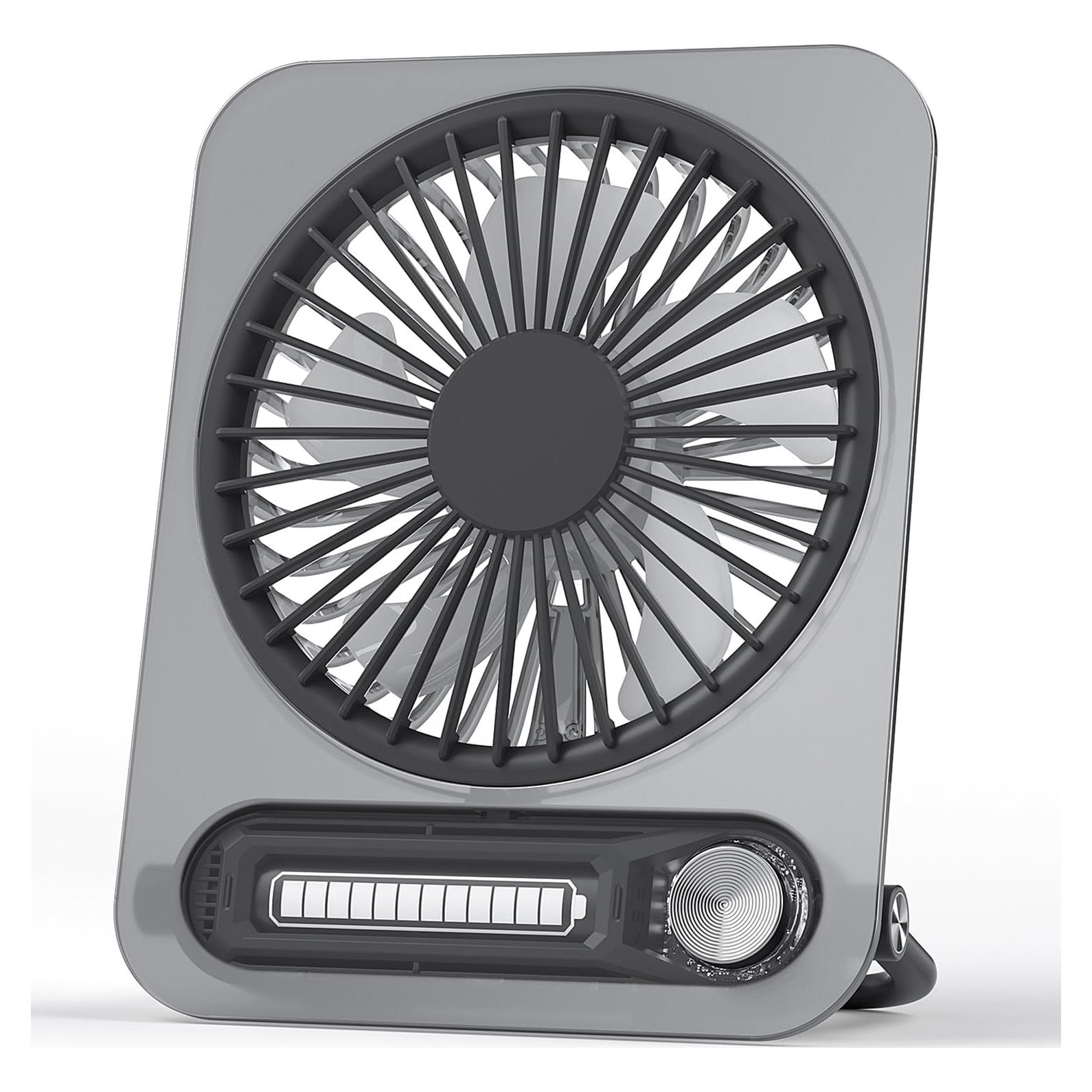 Ventilador de Escritorio KinYiLO Mini Silencioso Recargable 3000mAh