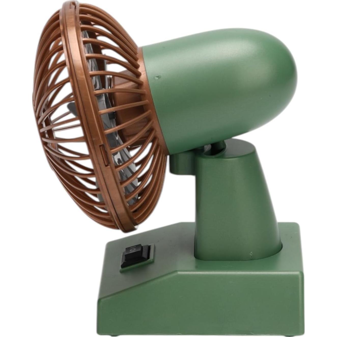 Ventilador de Escritorio Sourcingbay Vintage 10 cm Oscilante USB