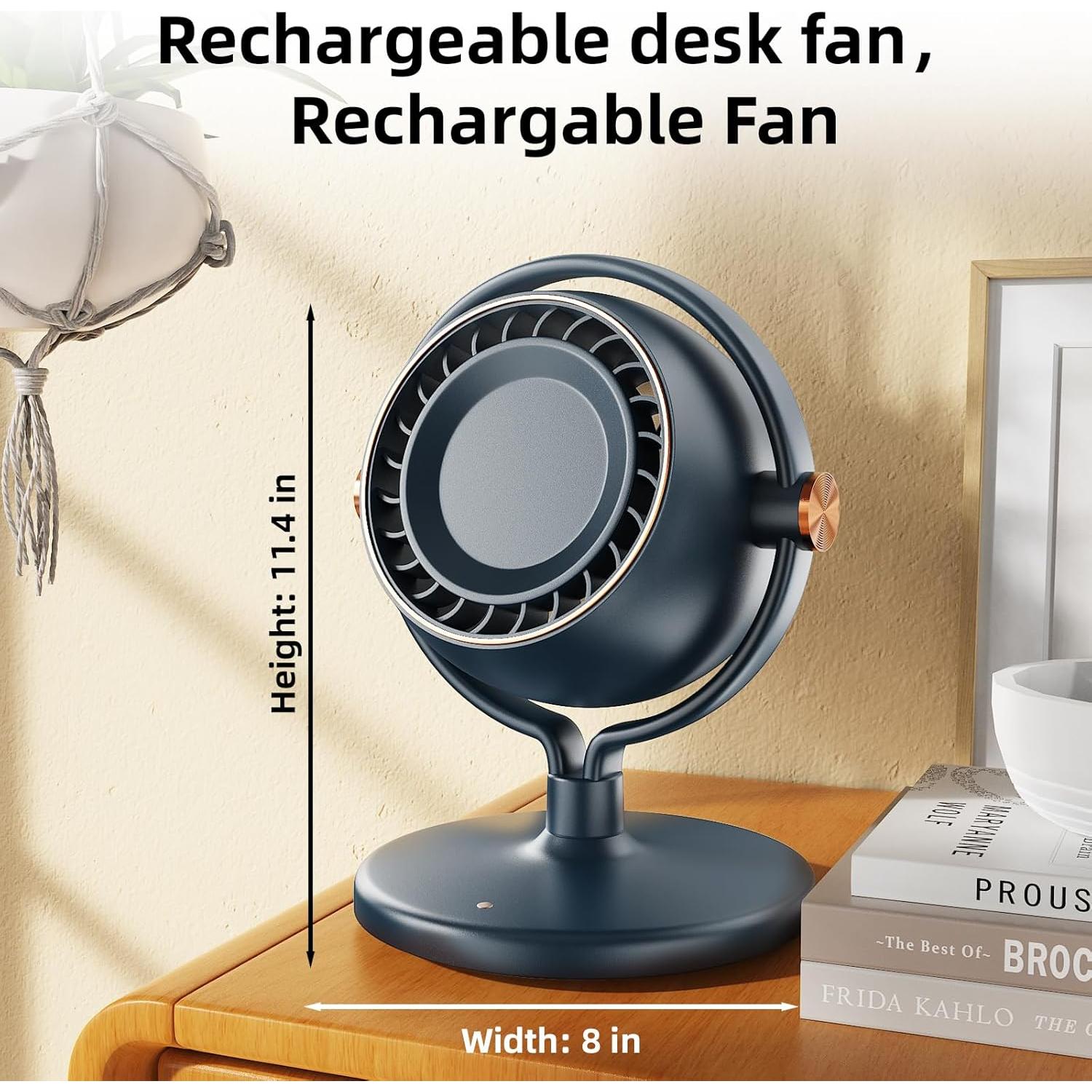 Ventilador de Mesa Silencioso MEI SHUO PIN 7 Pulgadas 3 Velocidades