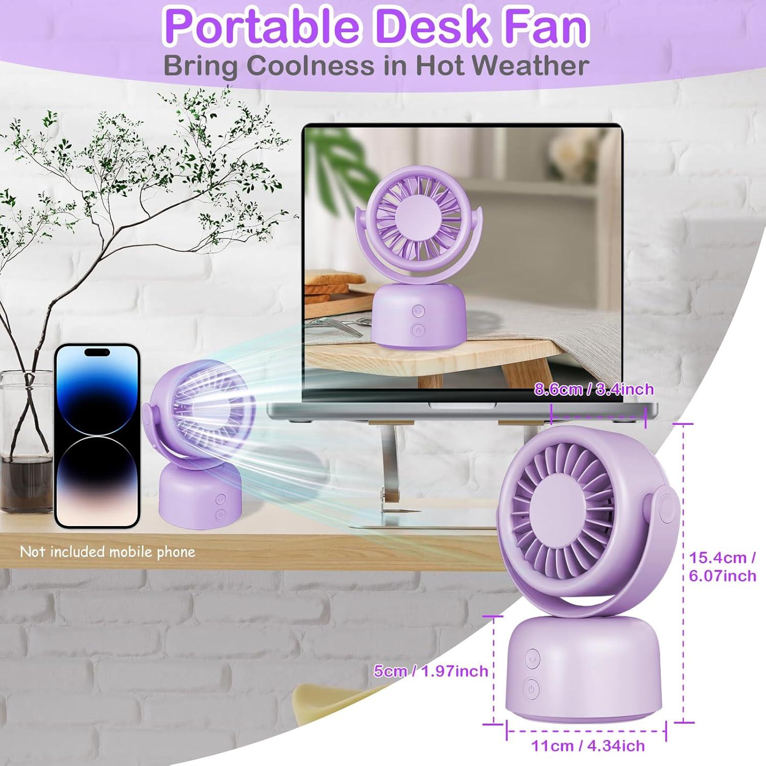 Ventilador de escritorio USB Decute M05 3 velocidades 0.33 kg