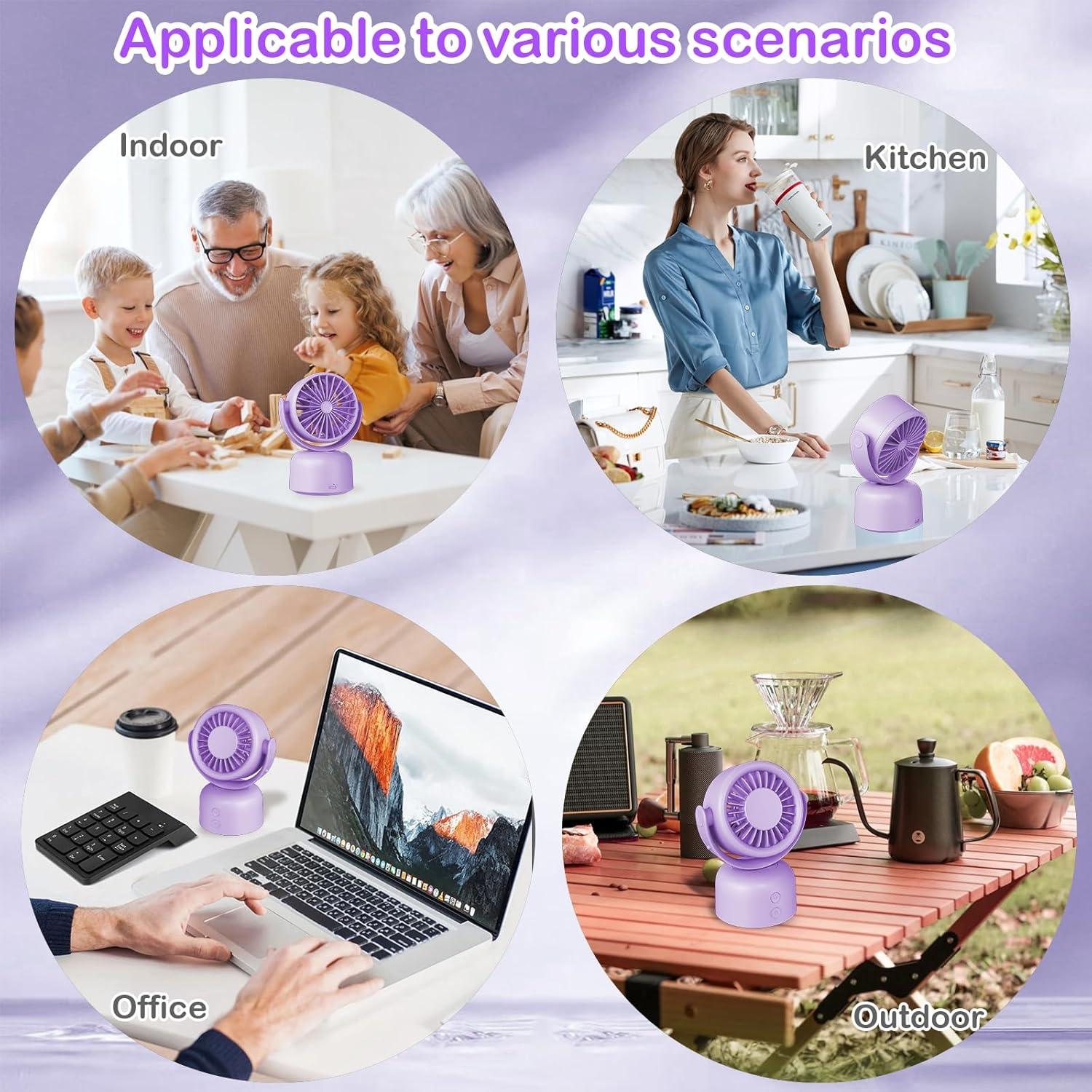 Ventilador de escritorio USB Decute M05 3 velocidades 0.33 kg