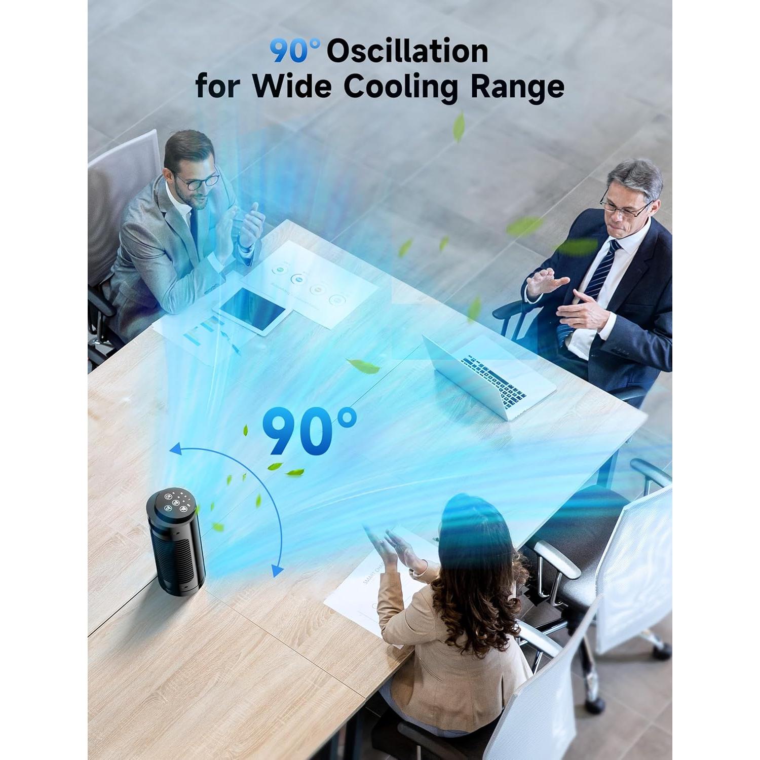 Ventilador de Torre Grelife TF-2202EB 38.4 cm Silencioso 30W