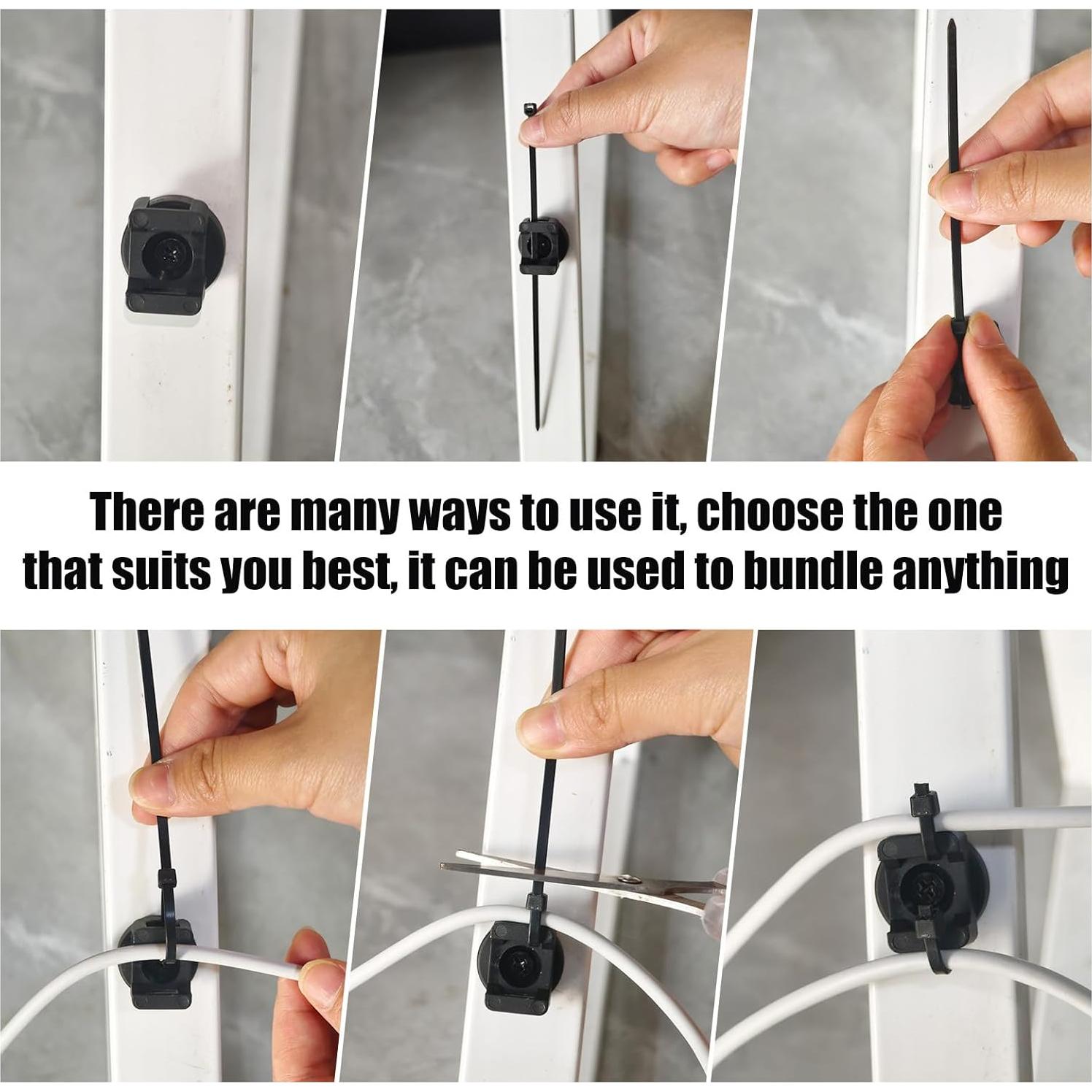 18 Clips Magnéticos para Cables mzfoo - Soporte de Cinta 5.2 kg