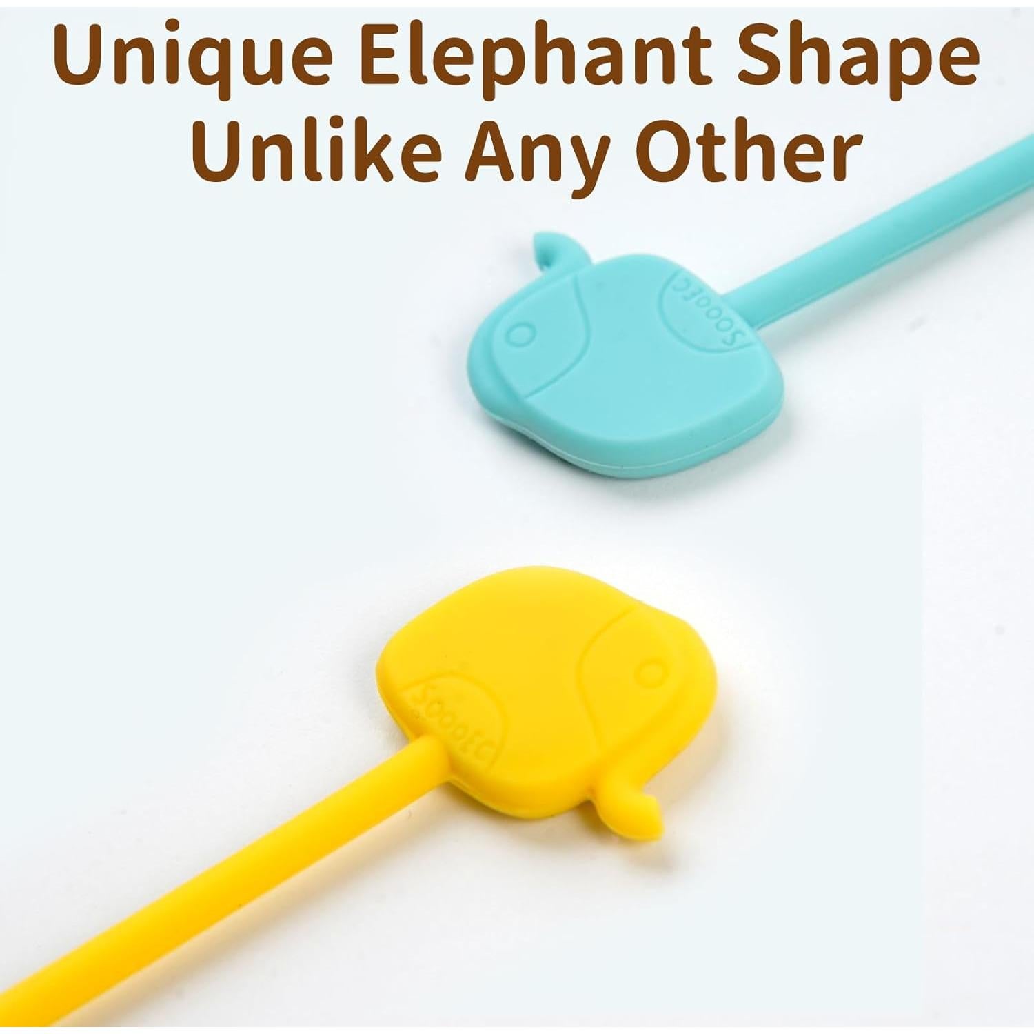 Tiras Magnéticas de Cable Elefante KJY - Paquete de 24