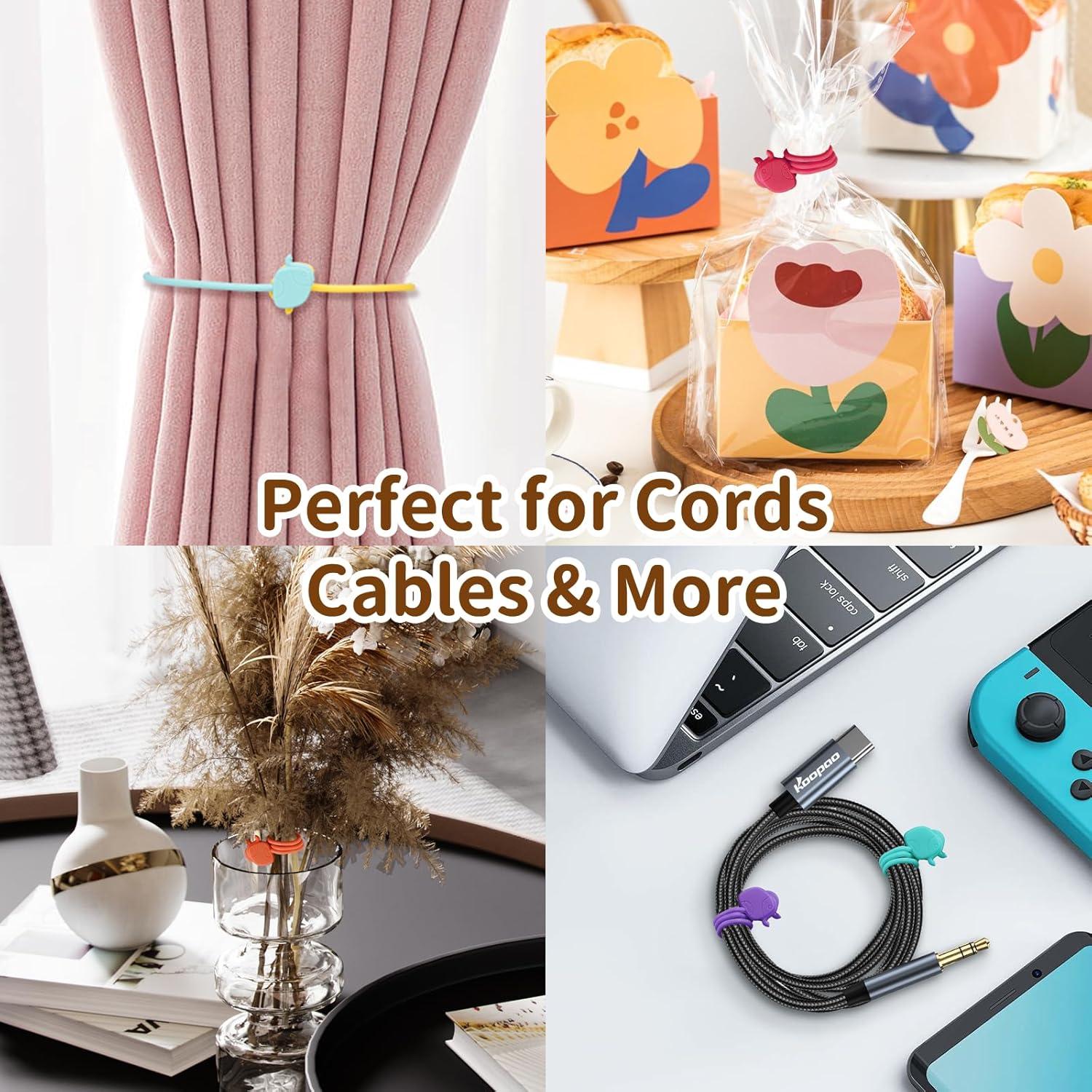 Tiras Magnéticas de Cable Elefante KJY - Paquete de 24