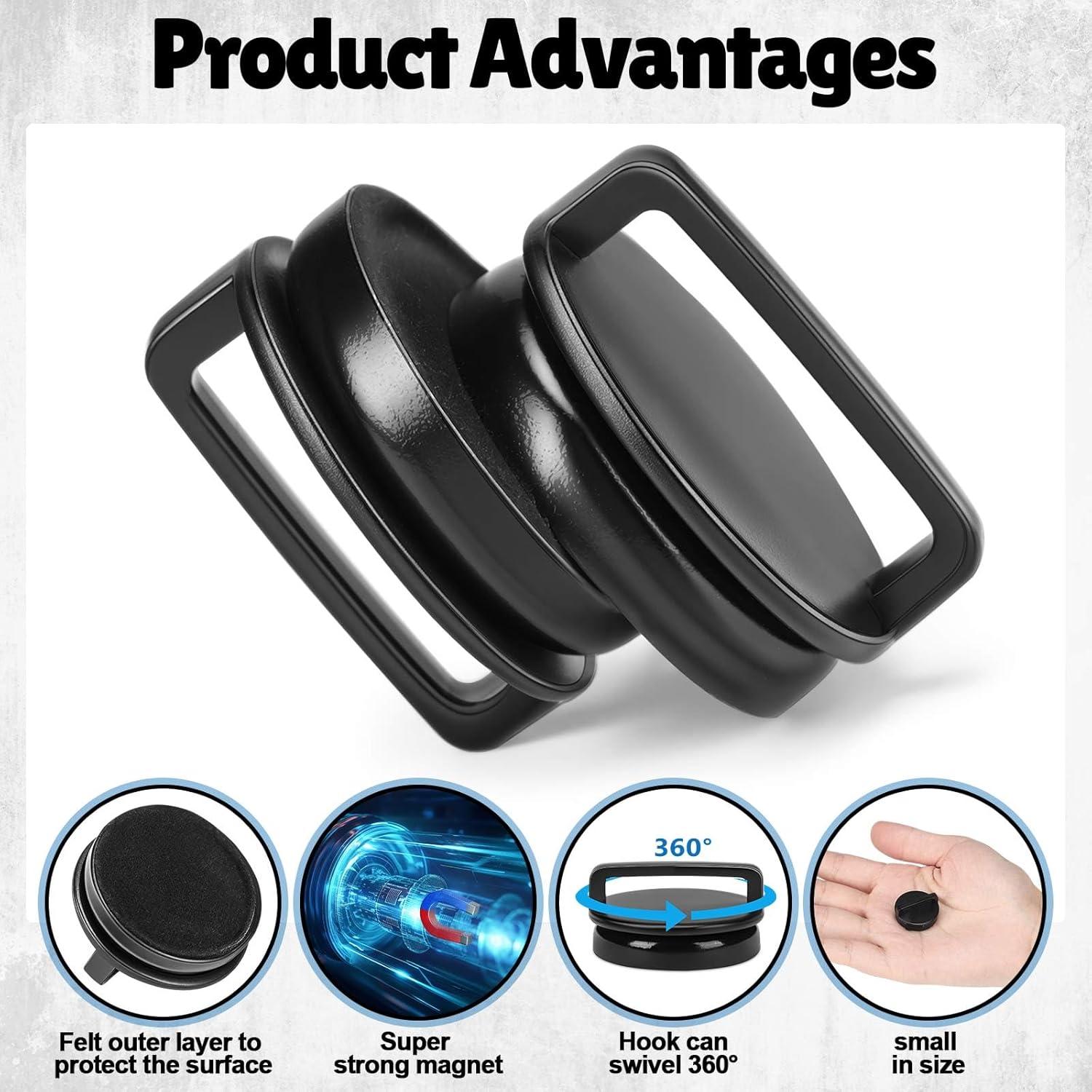 10 Soportes Magnéticos para Bridas de Cable Tellegloww 23mm