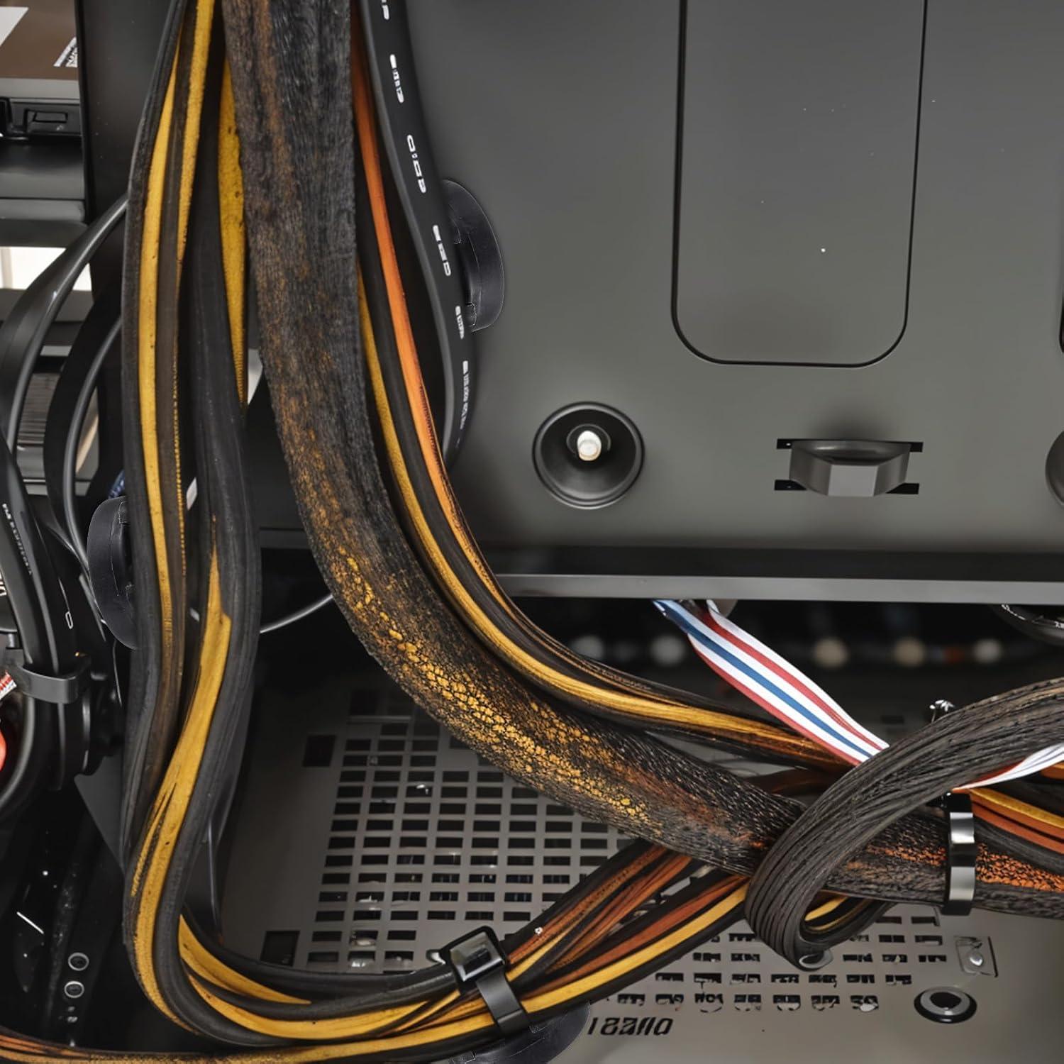 20 Piezas Soporte Magnético para Cable Lemecima - Alta Resistencia