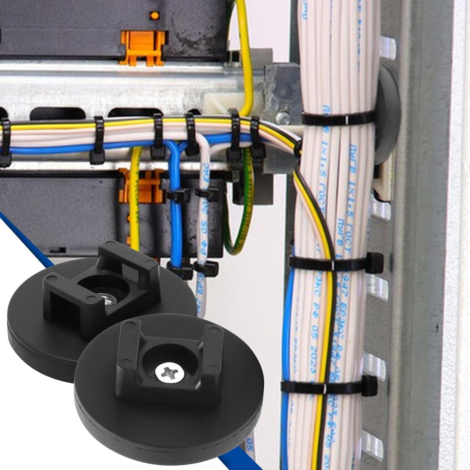 Base de Montaje Magnética 20 PCS Negro 22mm y 43mm