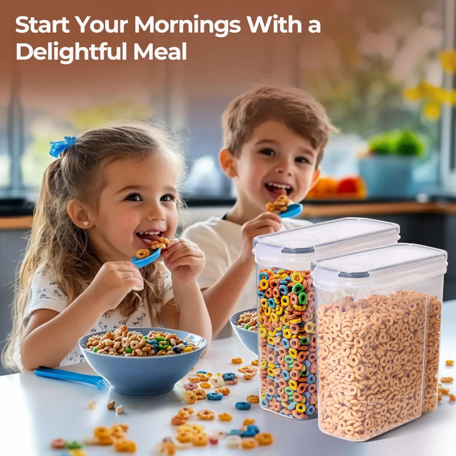 Juego de 3 Contenedores Herméticos ComSaf 6L y 4L para Cereal