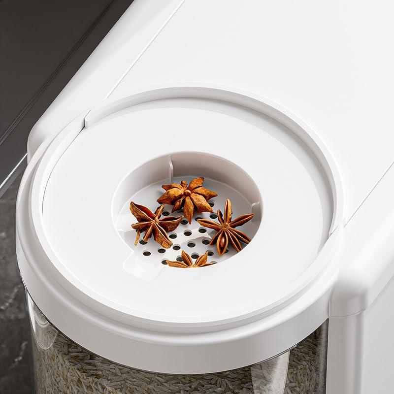 Contenedor de arroz hermético Huitao 5.4 kg con taza medidora