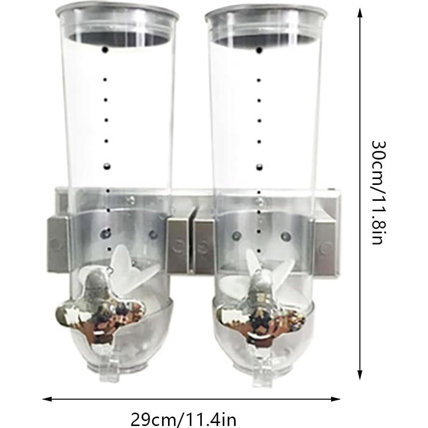 Dispensador Doble de Alimentos Blade - 3L para Cereal y Dulces