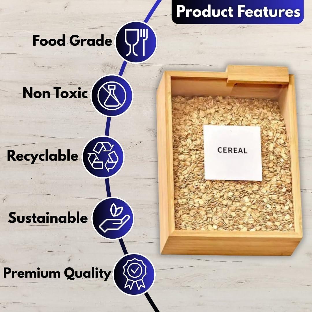 Contenedor de Almacenamiento de Alimentos Simplenest 3L Bambú