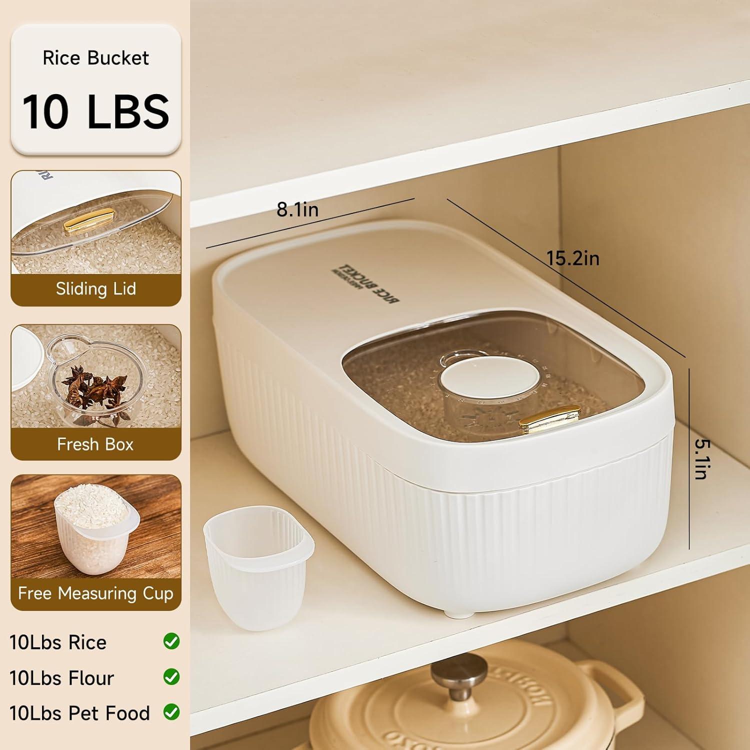 Contenedor de Almacenamiento UFORU 11L Libre de BPA a Prueba de Humedad