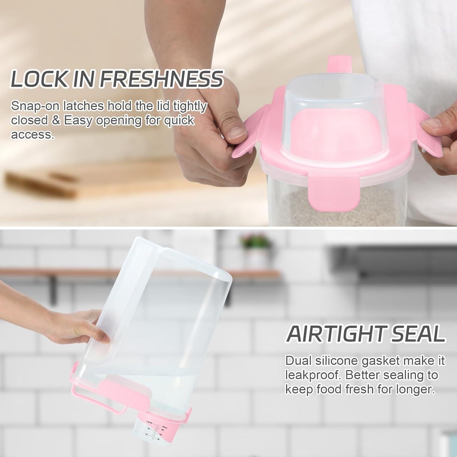 Contenedor de Almacenamiento de Alimentos TBMAXS 10 L Rosa