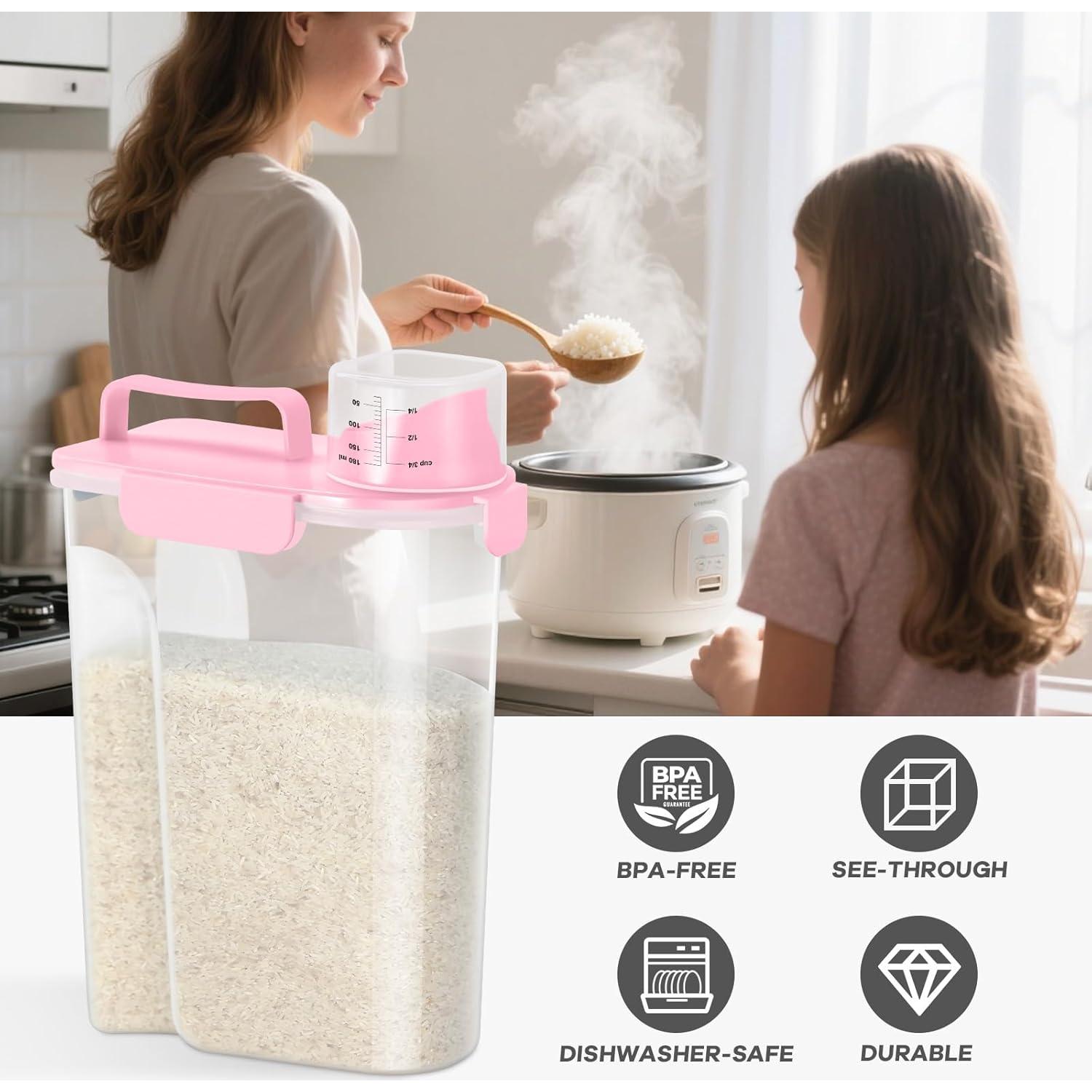 Contenedor de Almacenamiento de Alimentos TBMAXS 10 L Rosa