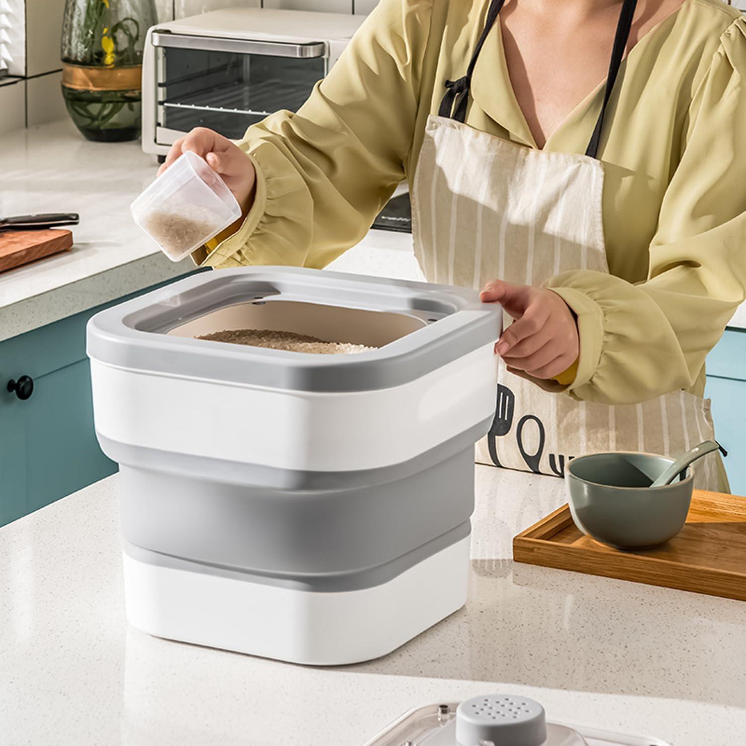 Contenedor Plegable de Almacenamiento de Alimentos 5-12.5 kg