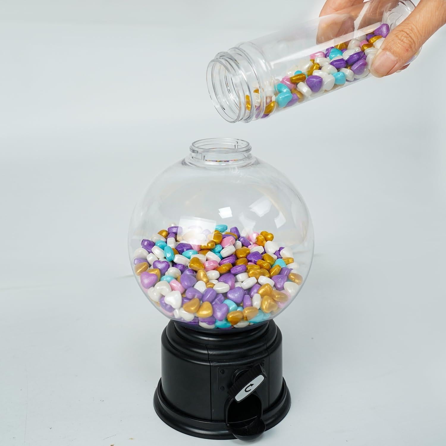 Dispensador de Caramelos YOBRO Esférico 0.5L Negro