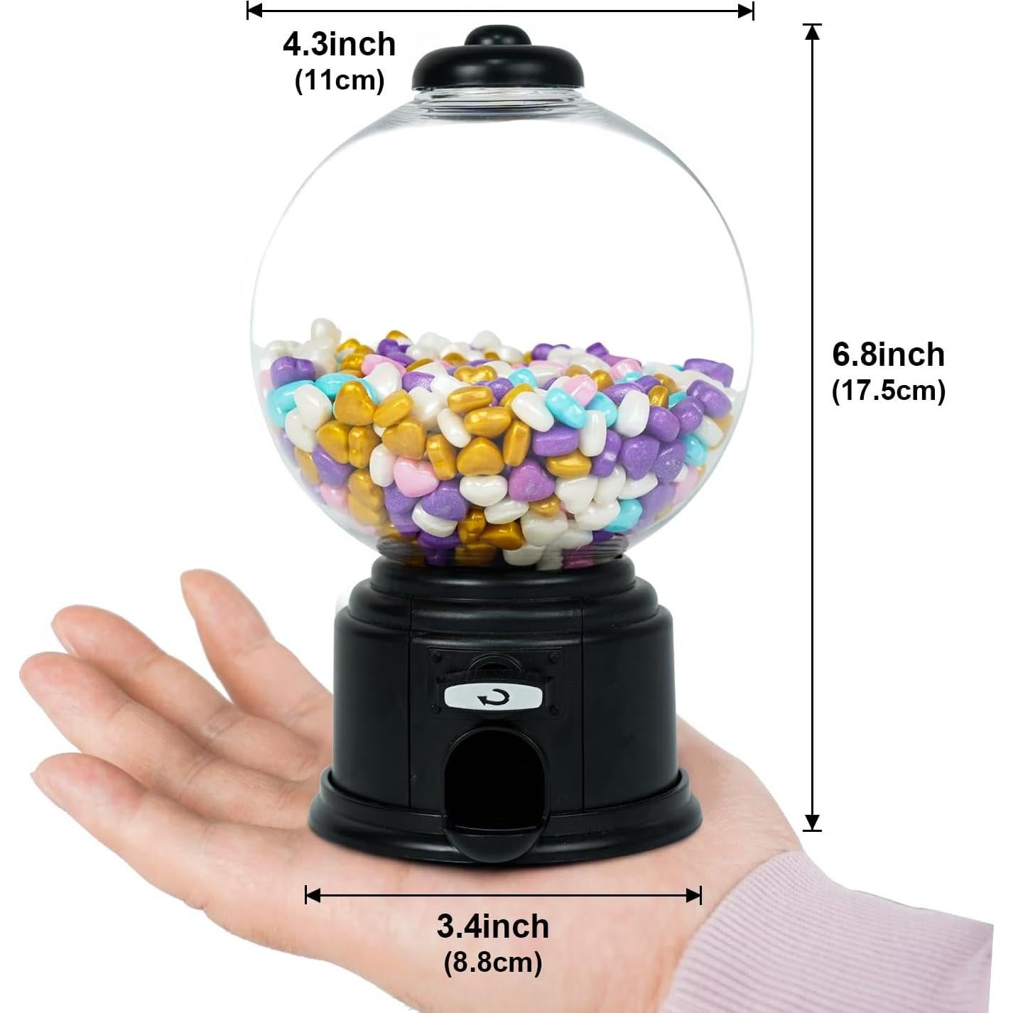 Dispensador de Caramelos YOBRO Esférico 0.5L Negro