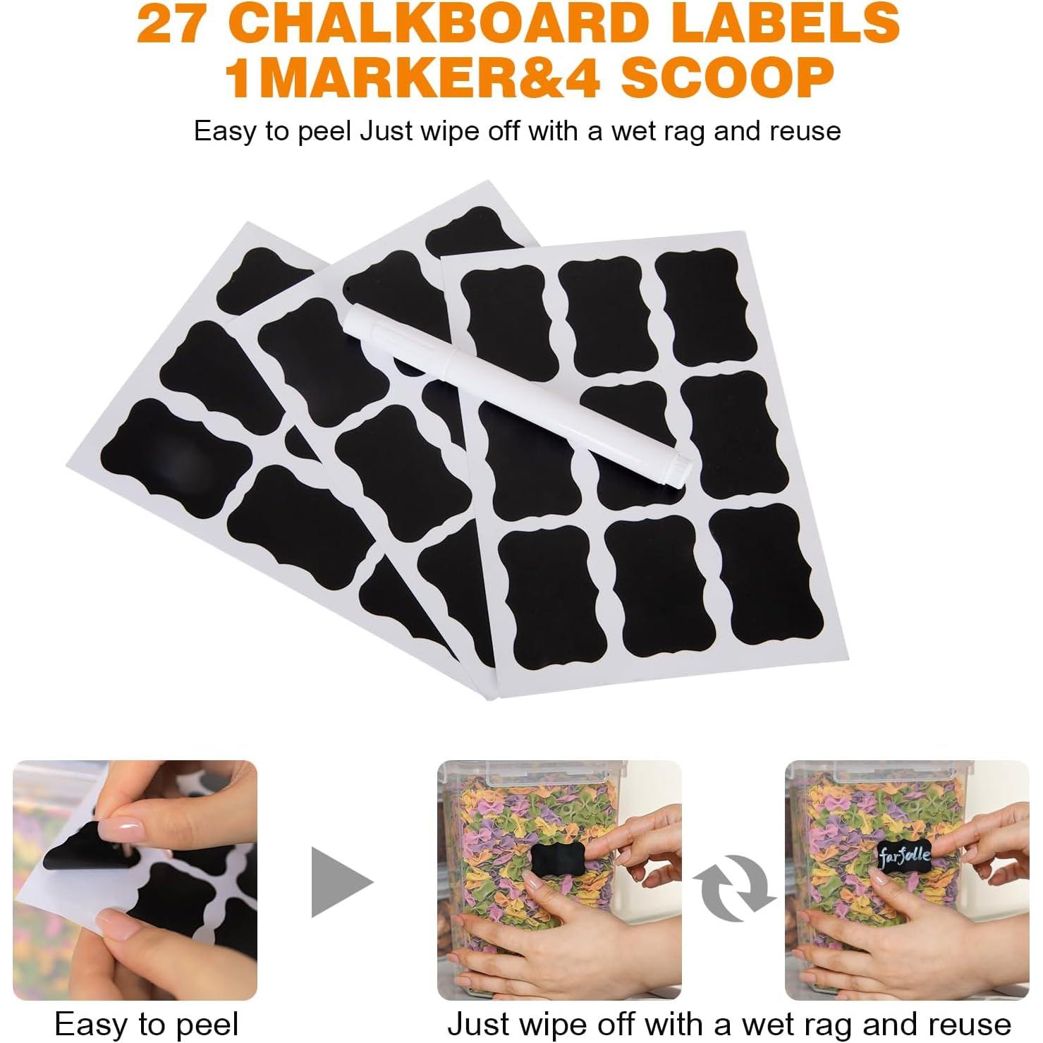 Contenedores de Almacenamiento Romswi 24 Piezas Herméticos BPA