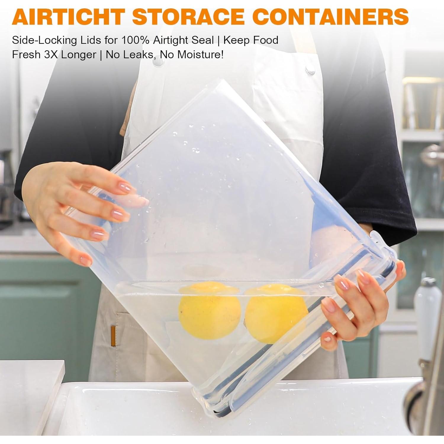 Contenedores de Almacenamiento Romswi 24 Piezas Herméticos BPA