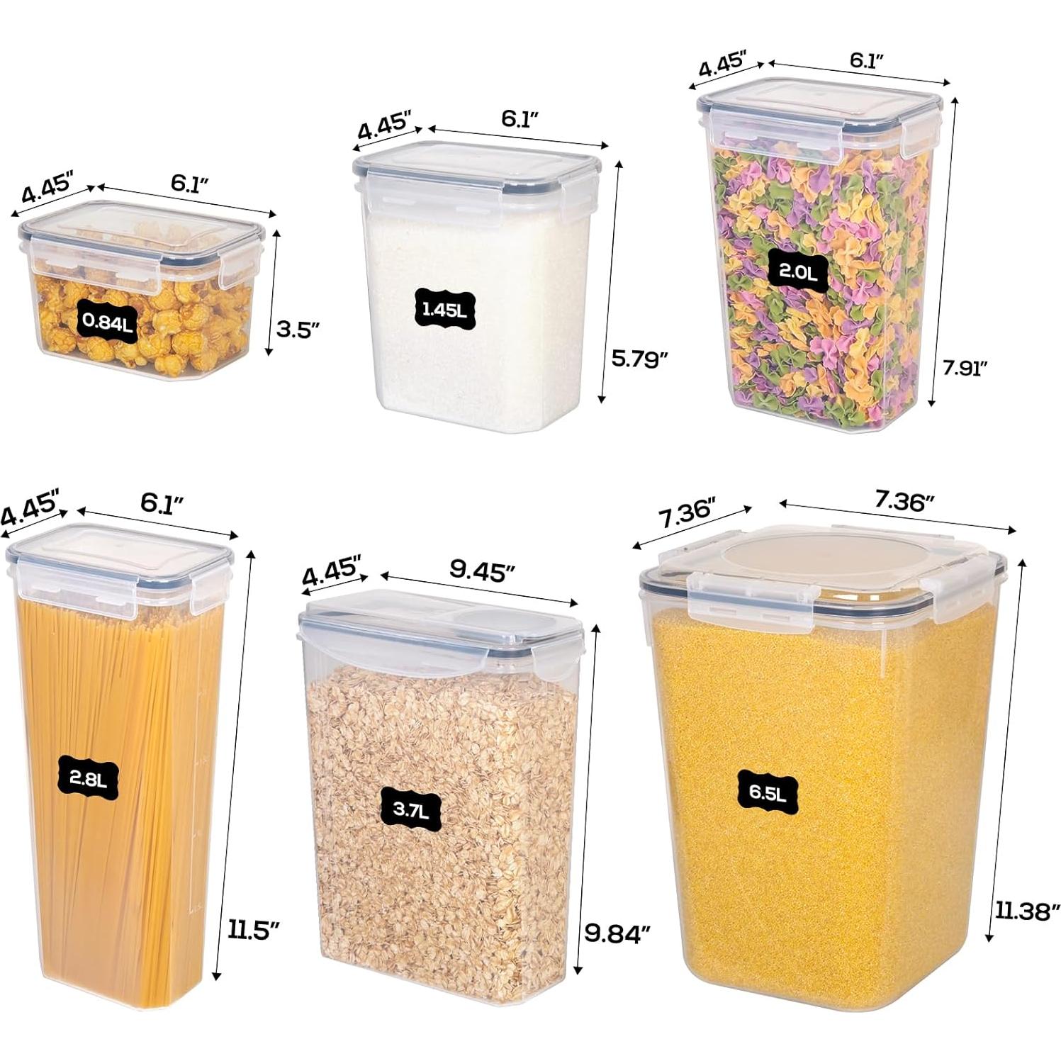 Contenedores de Almacenamiento Romswi 24 Piezas Herméticos BPA