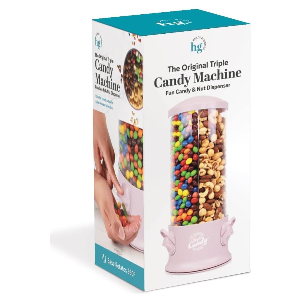 Dispensador de Caramelos Triple Handy Gourmet Rosa 30.48 cm
