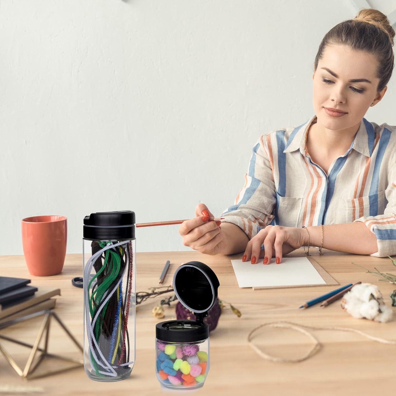 Contenedores de Almacenamiento de Alimentos il pregio 4 Piezas Vidrio