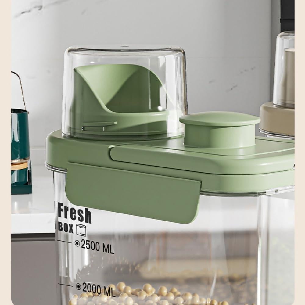 Recipiente de Almacenamiento Hermético Komost 2.5L Verde