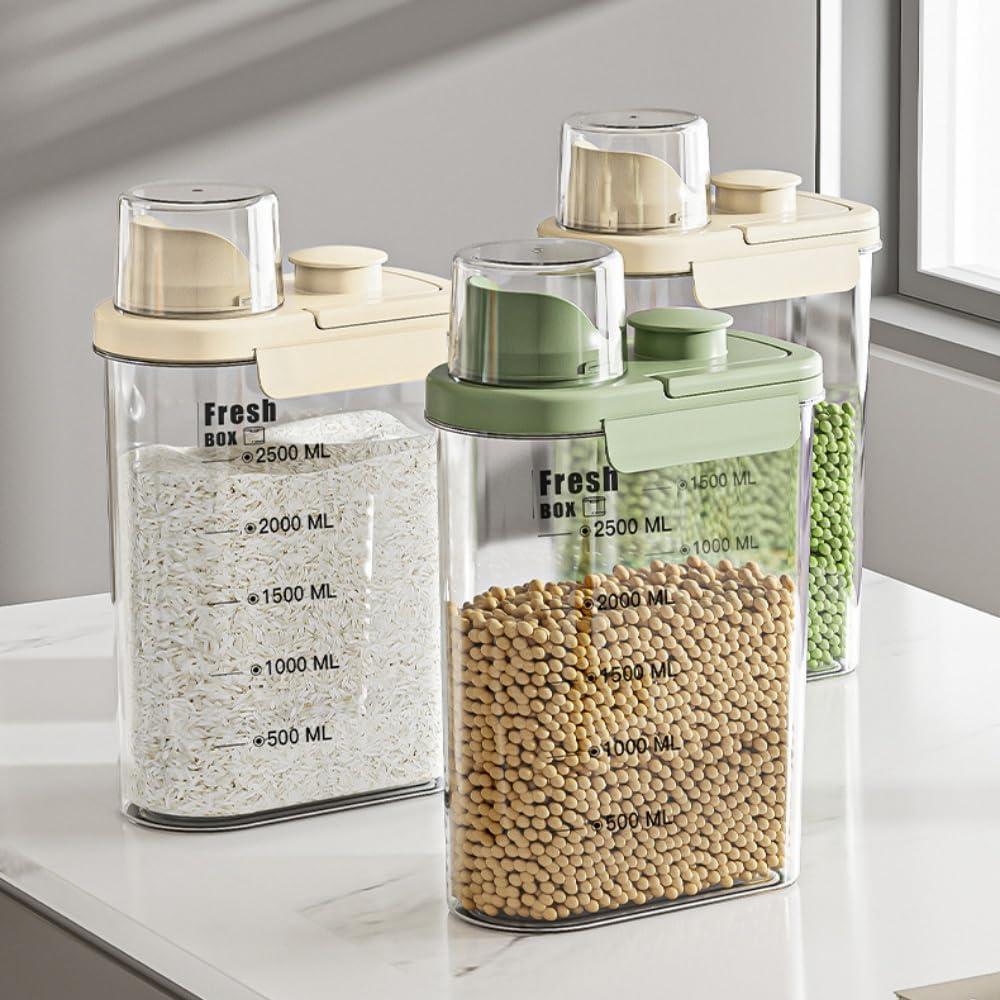 Recipiente de Almacenamiento Hermético Komost 2.5L Verde